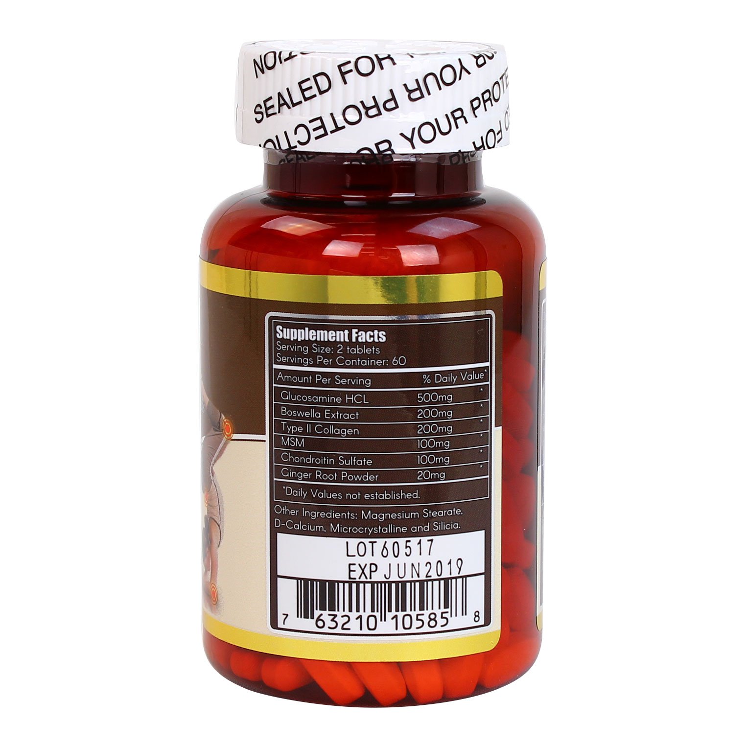 WooHoo Natural Super Strength Joint Ease Supplement - Advanced Formula with Glucosamine, Chondroitin, MSM, Collagen II & Boswellia - 120 Count for Joint Support & Flexibility - Ideal for Active Lifestyles, Sports Recovery & Daily Mobility