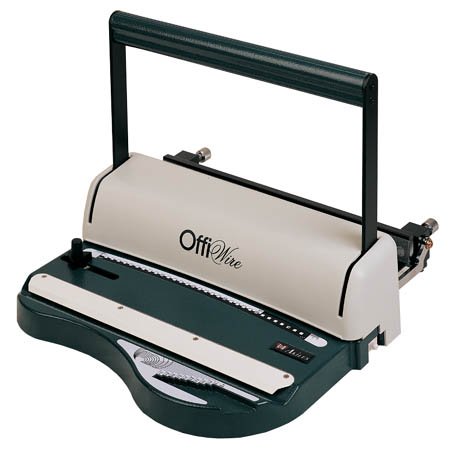 Akiles OffiWire 3:1 Wire-O Binding Machine for Professional Document Binding - Perfect for Offices, Print Shops & Bookbinding Businesses