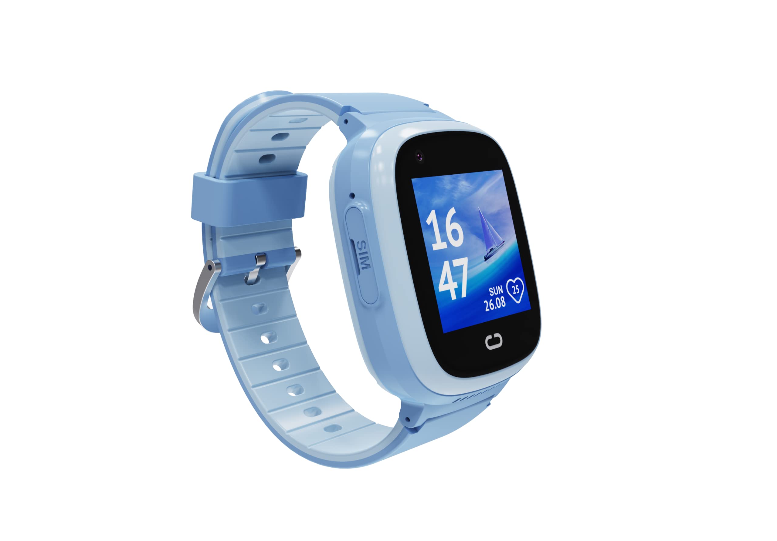 2025 Kids Smart Watch with GPS Tracker & Phone Calling - Waterproof Children's Smartwatch for Ages 5-12 | Text Messaging, Camera, School Mode, SOS Safety Alerts | Perfect for School, Outdoor Play & Family Safety (Includes SIM Card)