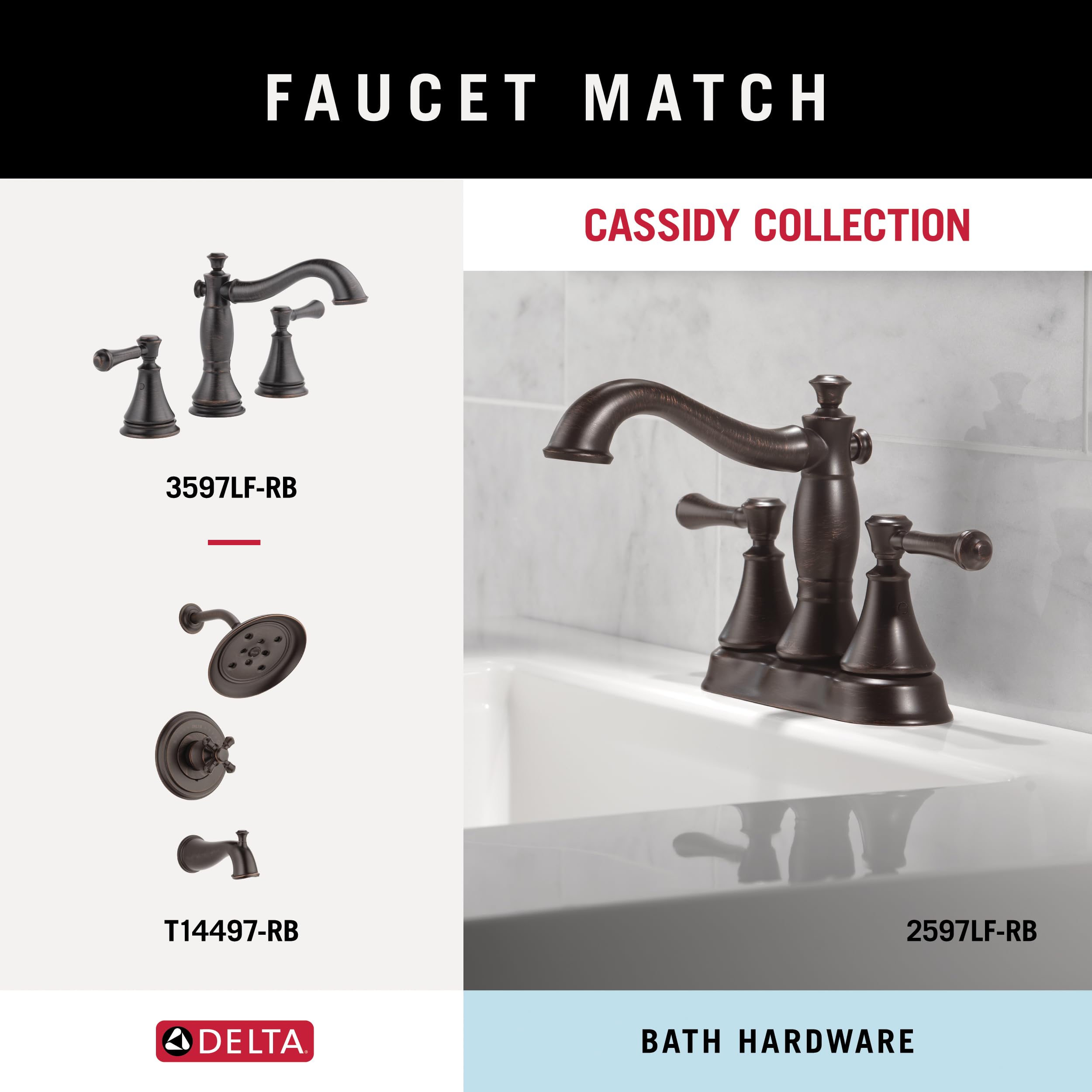 Delta 79710-RB Cassidy 18-inch Glass Bathroom Shelf with Towel Bar in Venetian Bronze - Perfect for Bathroom Storage and Organization