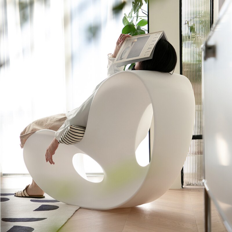 Luxury Designer Rocking Chair - Premium Quality Wooden Furniture for Living Room, Nursery & Outdoor Relaxation