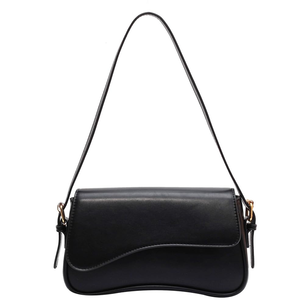 Stylish Women's PU Leather Satchel Tote Bag with Top Handle & Buckle Flap - Trendy Shoulder Bag for Work, Travel & Shopping - Perfect Hobo Bag for Daily Use & Office Commute