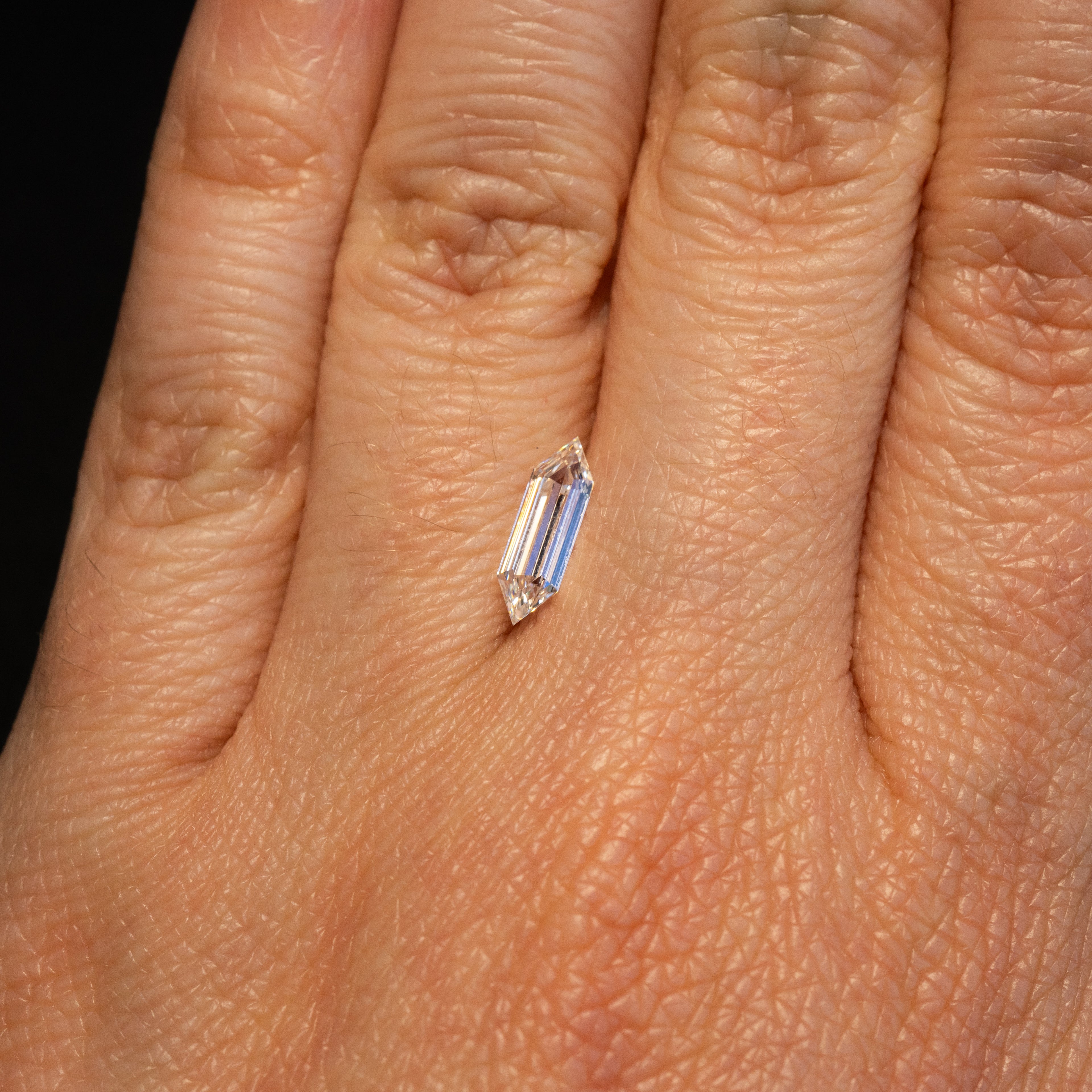 0.78ct Hexagon Step Cut Diamond - E Color VVS2 Clarity | Canadian Origin | Perfect for Engagement Rings & Fine Jewelry