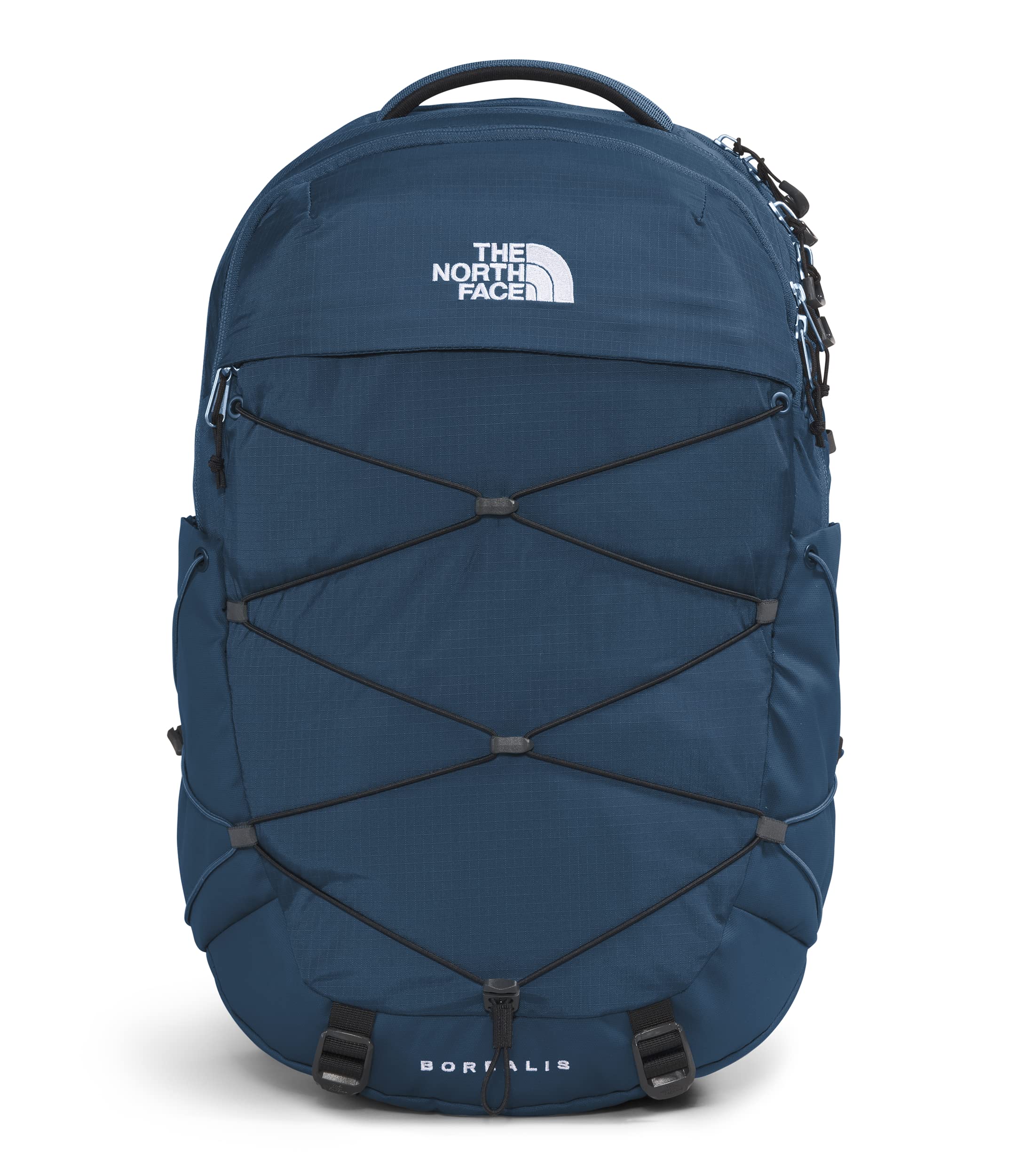 THE NORTH FACE Women's Borealis Commuter Laptop Backpack - Lightweight Water-Resistant Travel & Work Bag for College, Office & Outdoor Adventures (Shady Blue/TNF Black, One Size)