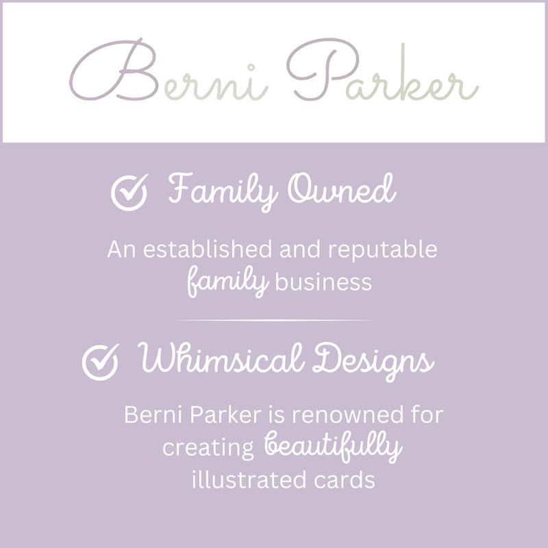 Berni Parker Gardening Card for Women - Elegant Floral Design Greeting Card for Garden Lovers, Perfect for Birthdays, Mother's Day, Thank You Gifts & Home Decor
