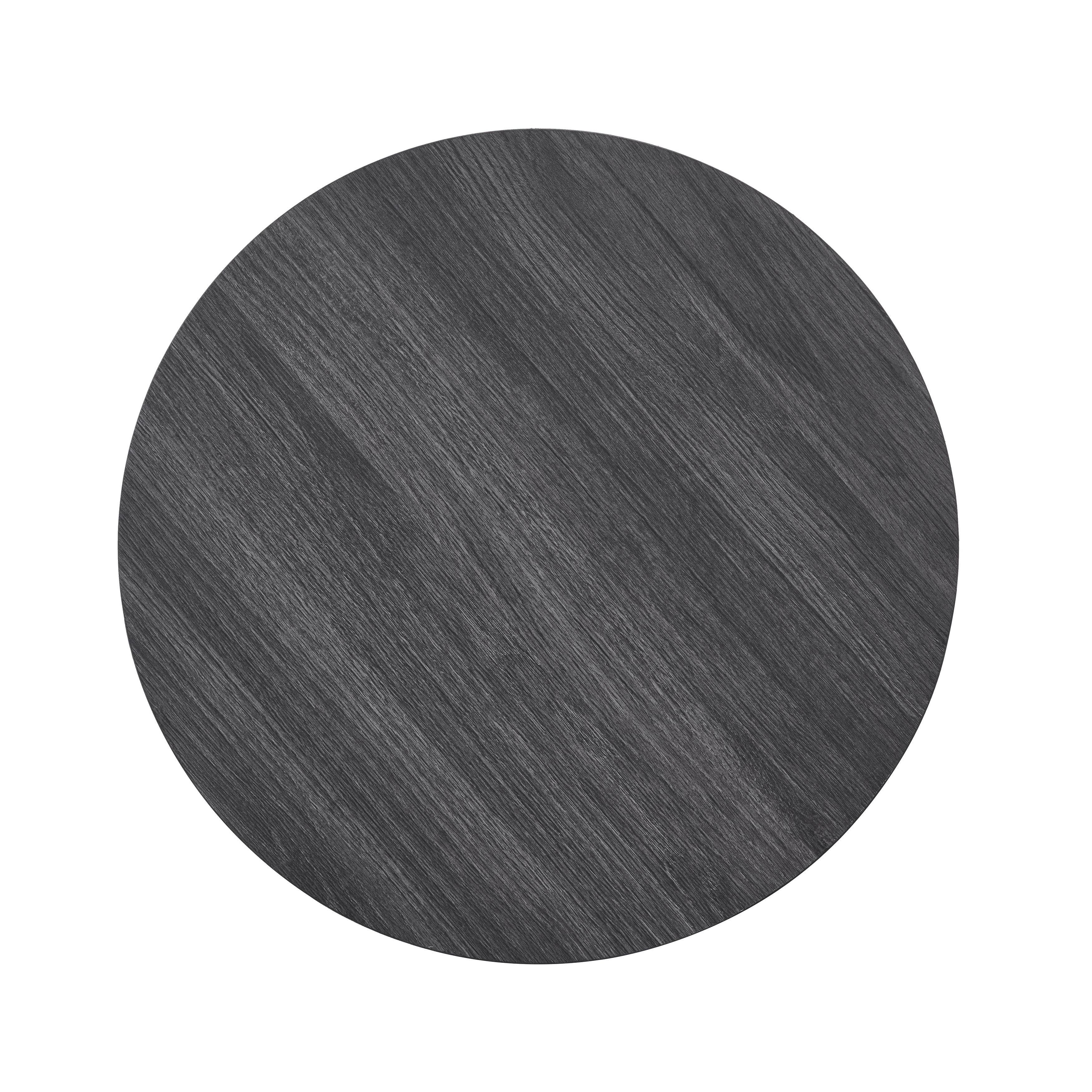 Roundhill Furniture Anze Contemporary Oval Wood Shelf 3-Piece Coffee Table Set - Modern Living Room Decor for Small Spaces & Apartments