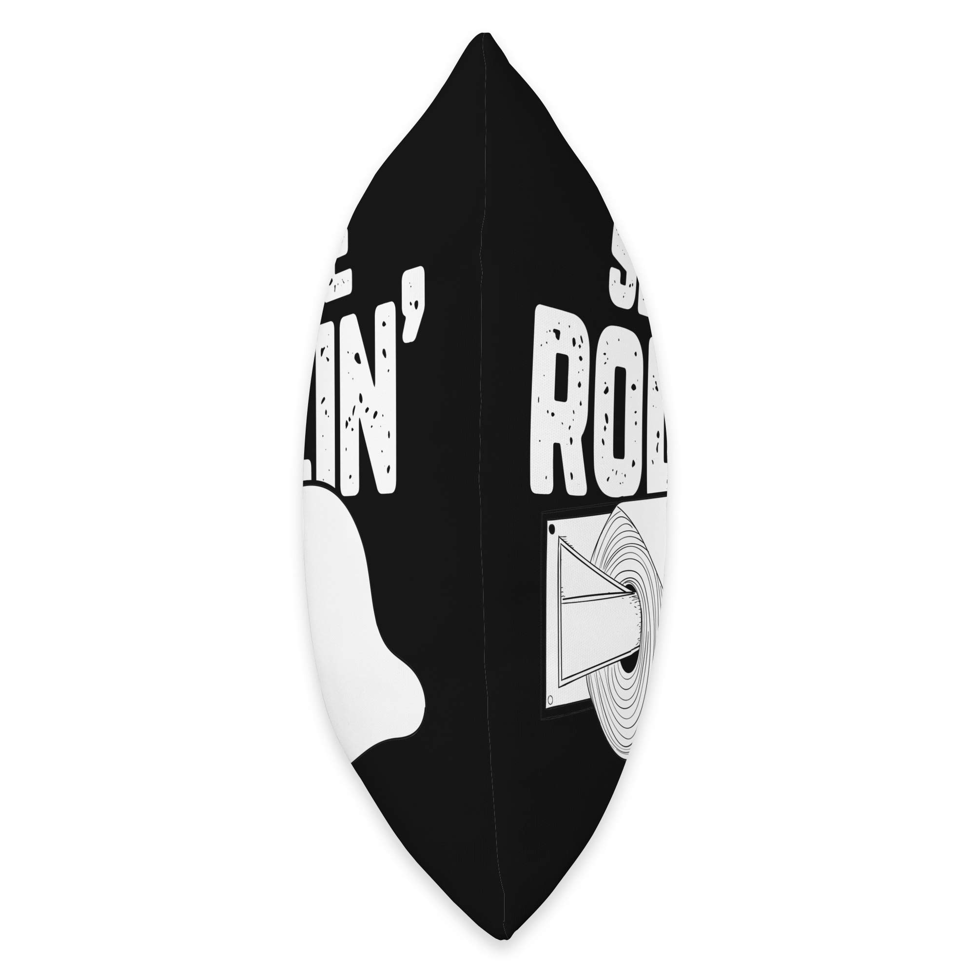 Funny Halloween Rollin Tissue Costume Throw Pillow 18x18 - Party Decor & Gifts