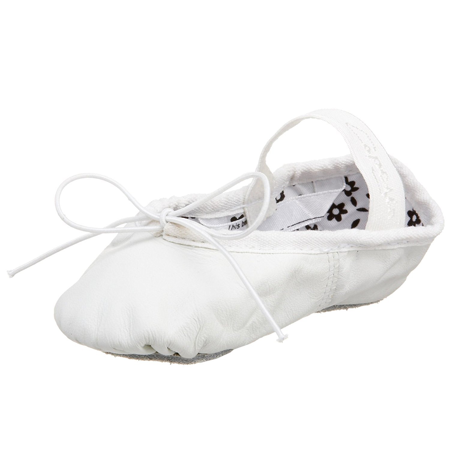 Capezio Daisy 205 Ballet Shoes for Toddler & Little Kid - White Dance Shoes for Girls, Size 12.5 Wide US - Perfect for Ballet Class, Recitals & Dance Performances