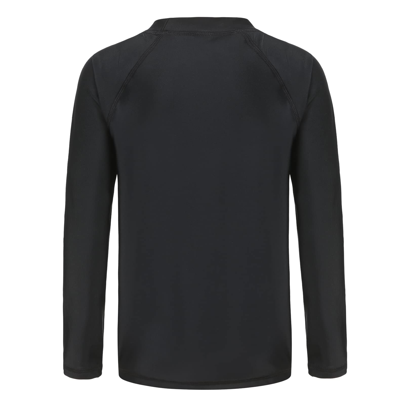 Boys UPF 50+ Long Sleeve Rash Guard Swim Shirt - Sun Protection Swimwear for Kids | Beach, Pool & Water Sports