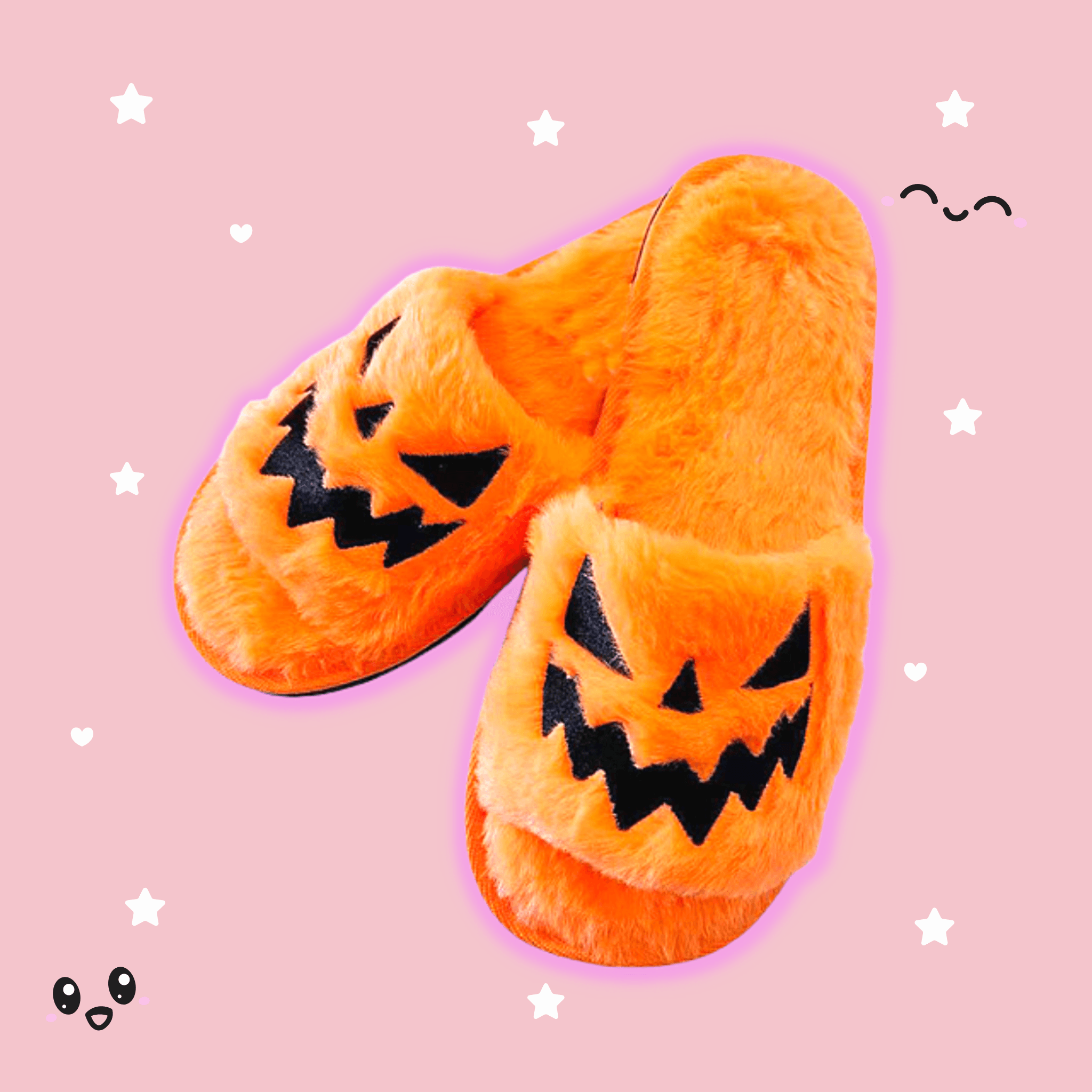 Spooky Snuggles Halloween Slippers - Cozy Ghost & Pumpkin Design Fuzzy House Shoes for Women & Men - Perfect for Halloween Parties, Trick or Treating & Festive Home Comfort