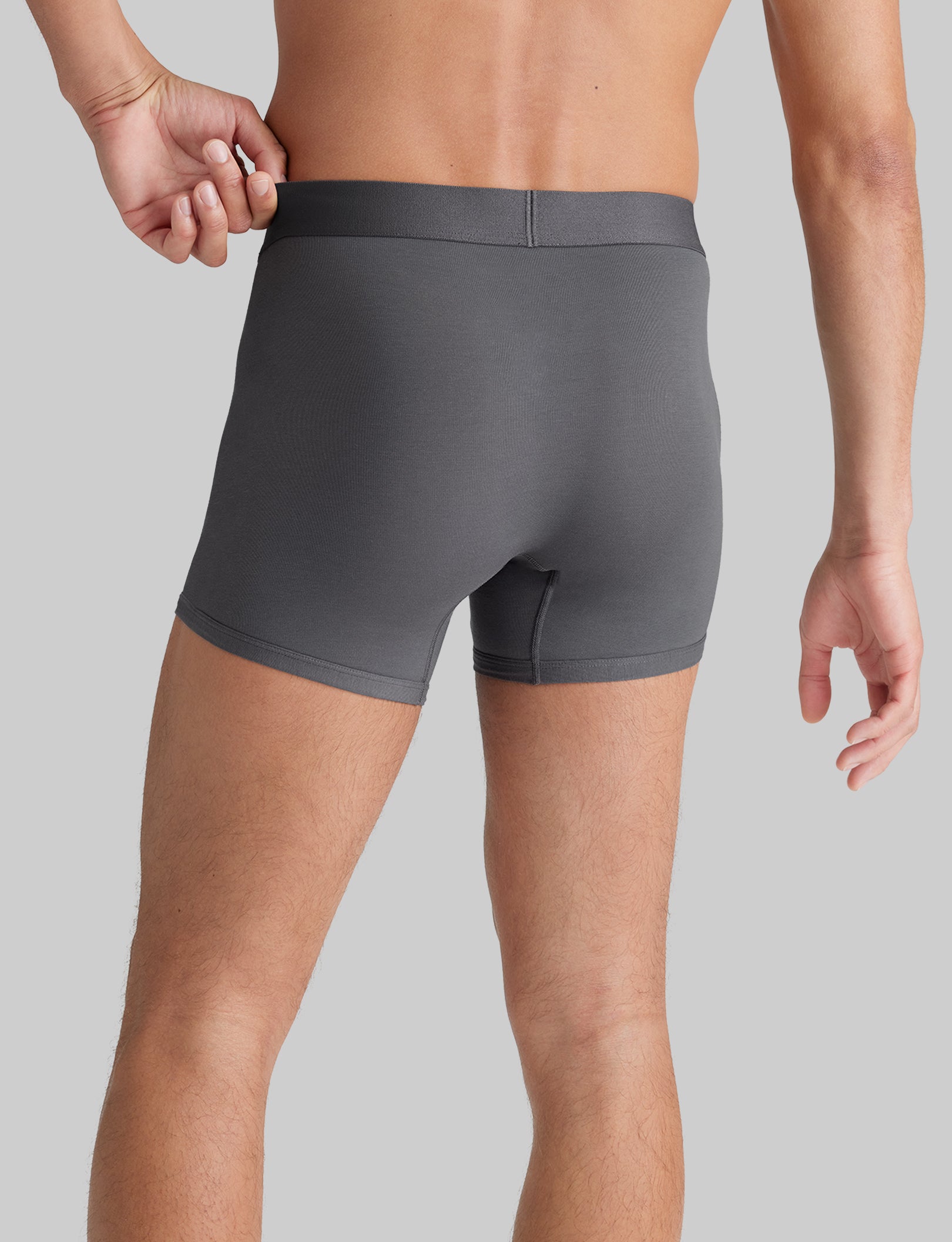 Cool Cotton Trunk 4 Pack - Soft Breathable Men's Underwear for Everyday Comfort - Perfect for Workout, Travel & Lounge Wear