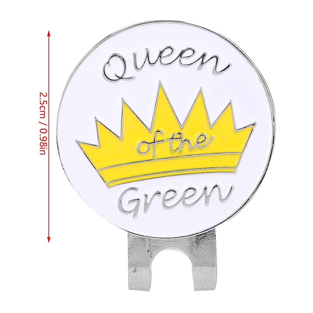 Premium Metal Golf Ball Marker - Magnetic Mini Marker for Golfers | Perfect for Golf Tournaments, Practice & Gifting