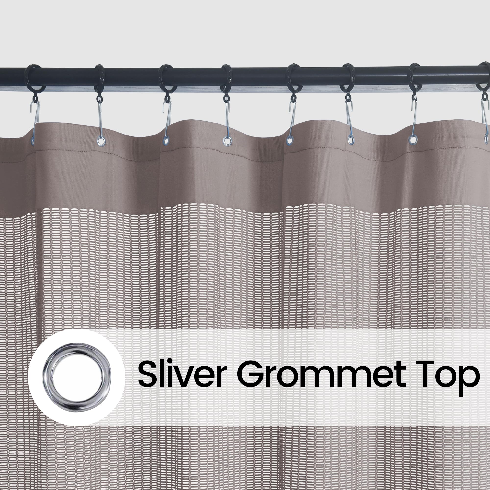 Flame Retardant Hospital Privacy Curtain - 9x8FT Grey Medical Room Divider with Grommets for Clinics, Labs & Healthcare Facilities | Fire-Resistant Cubicle Curtain for Patient Safety & Infection Control