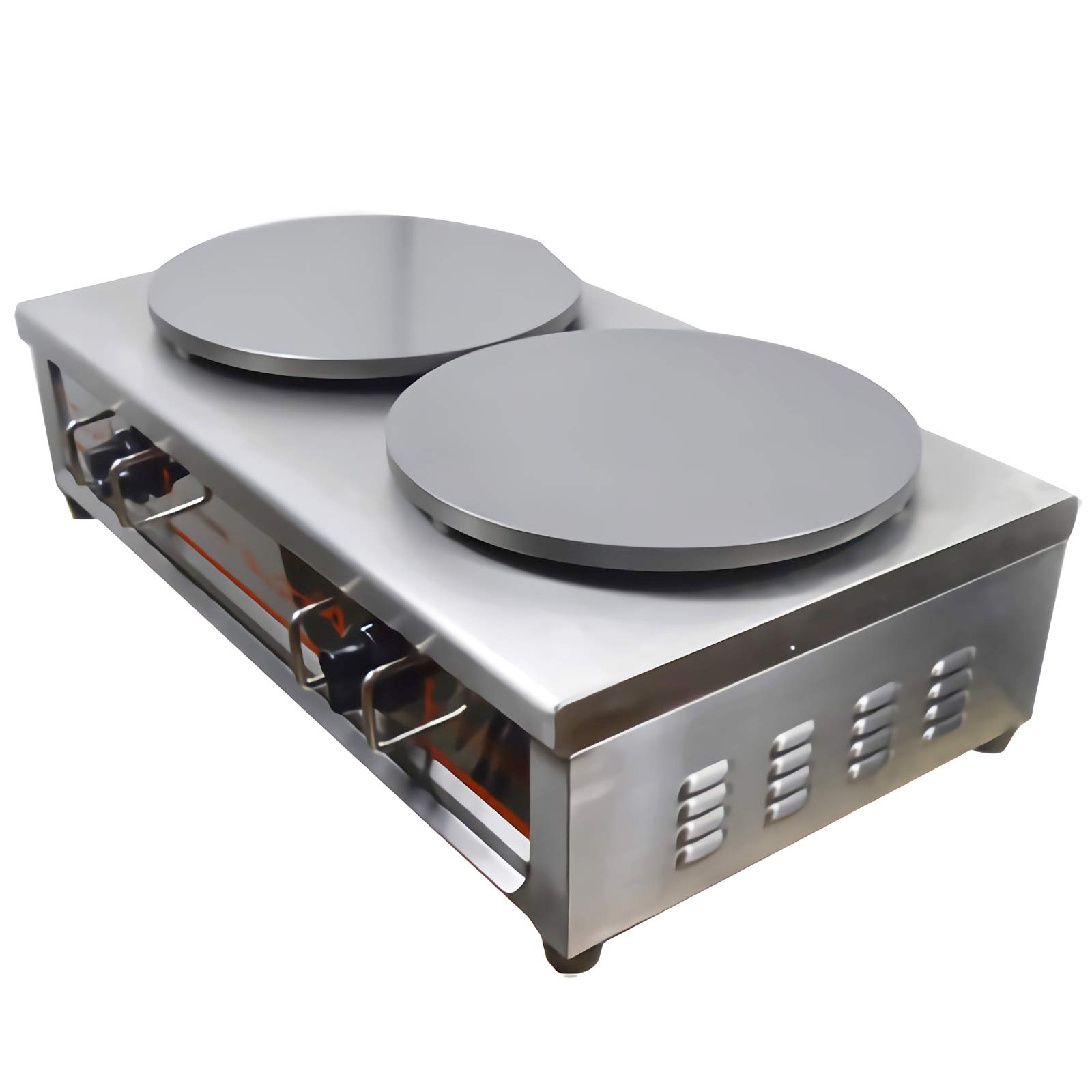 **INTSUPERMAI Commercial Natural Gas Crepe Maker - 15.75