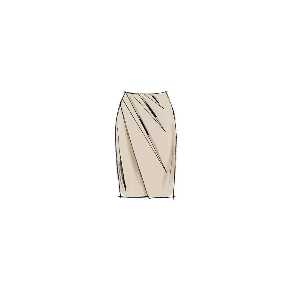 Butterick B5566 Misses' Skirt Sewing Pattern - Size AA (6-8-10-12) - Perfect for DIY Fashion & Formal Occasions