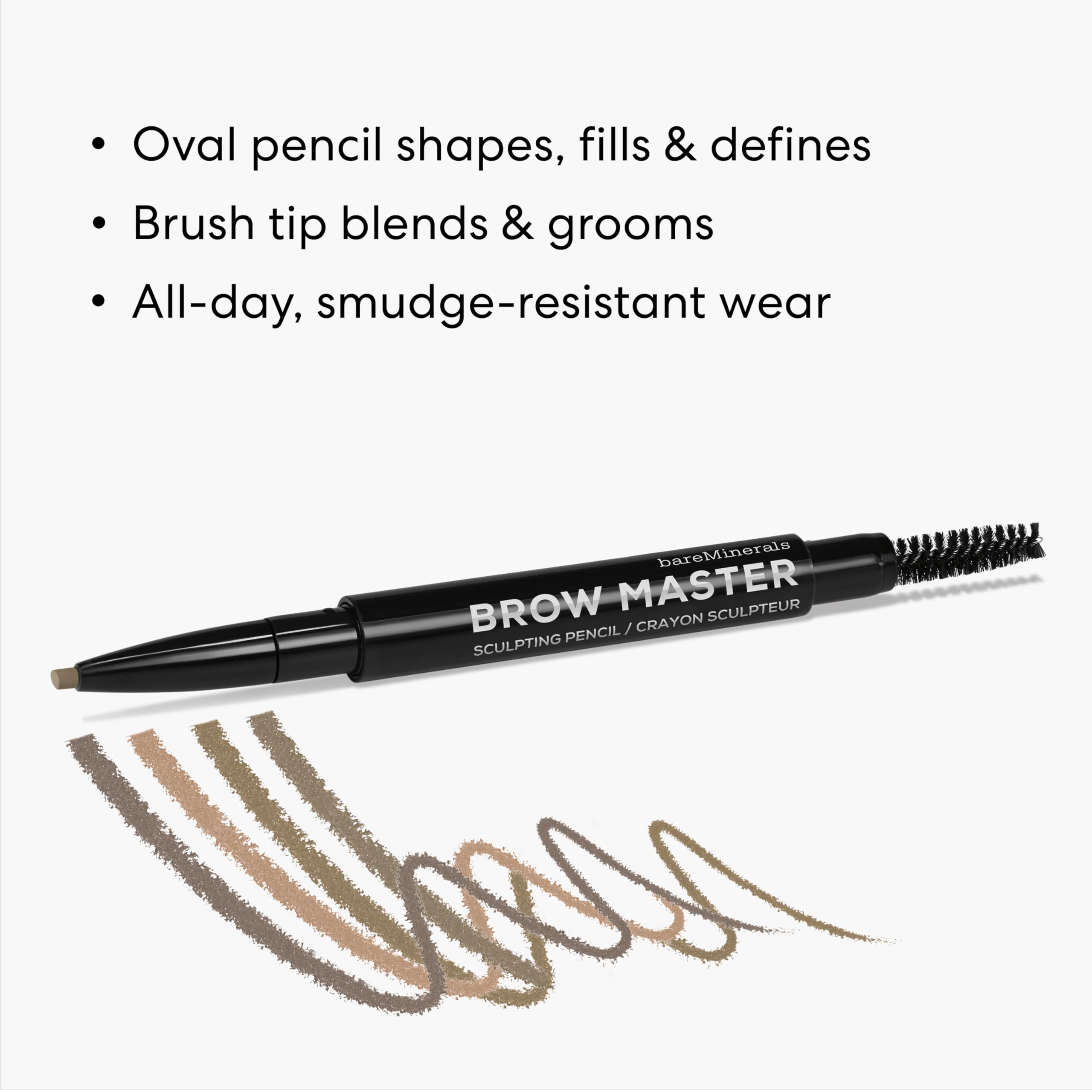 BareMinerals Brow Pencil - Sculpting Eyebrow Makeup for Women - Daily Use