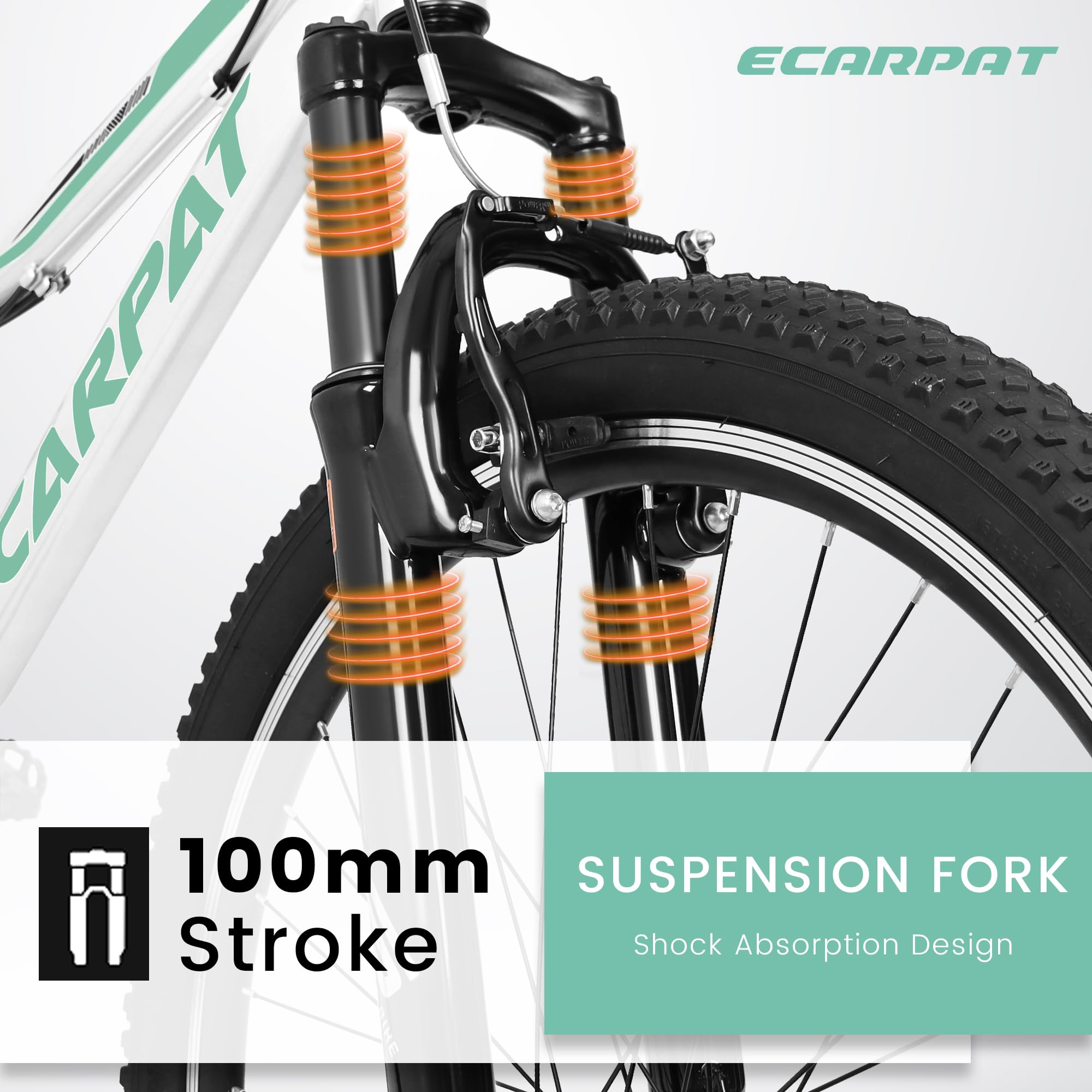 **24/26/27.5 Inch Full Suspension Mountain Bike for Men & Women - 21-Speed Aluminum/Steel Frame - Perfect for Commuting, Trail Riding & Off-Road Adventures**