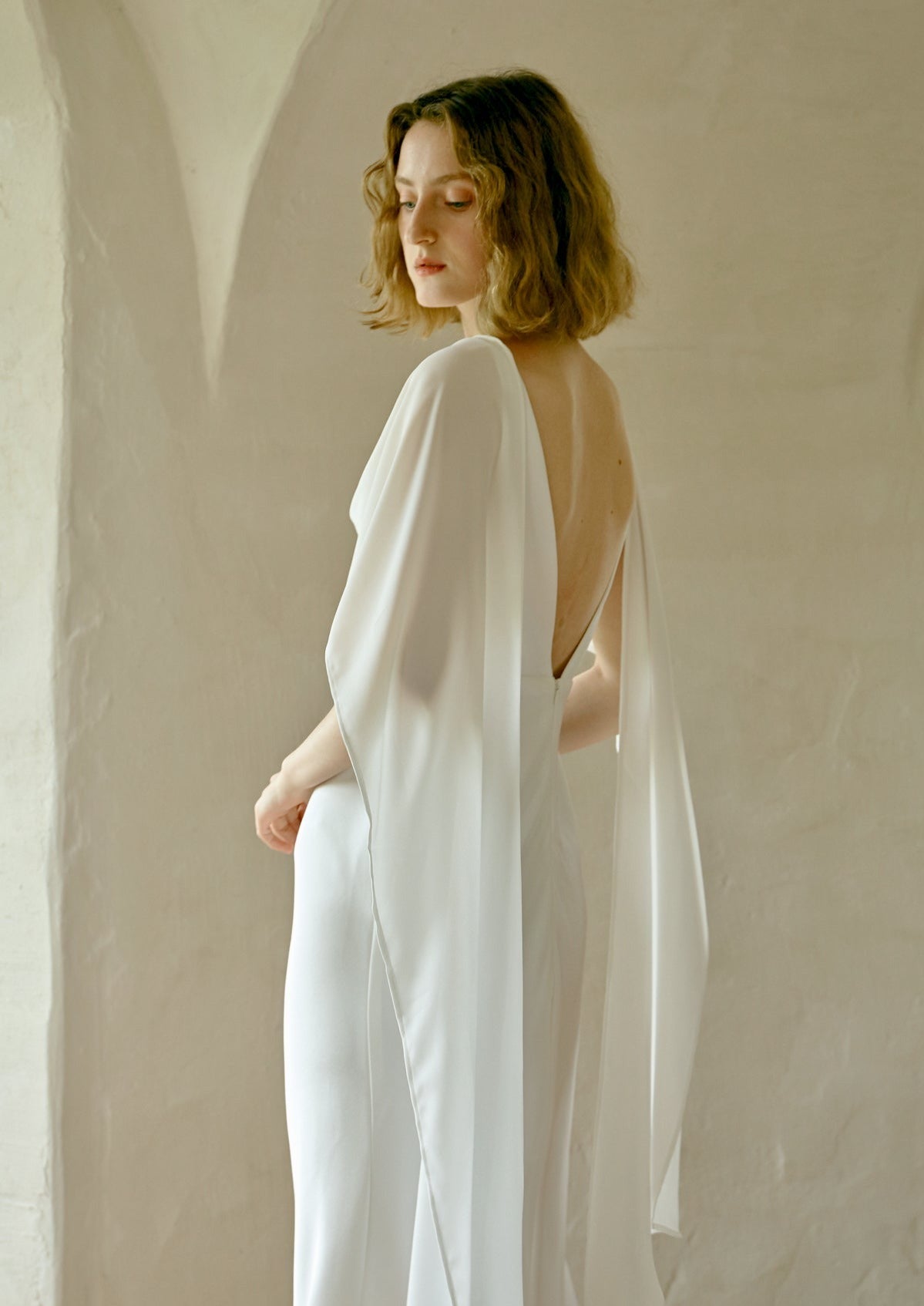 Custom Wedding Gown | Elegant Bridal Dress for Bride | Perfect for Church Ceremony, Beach Wedding & Reception Party