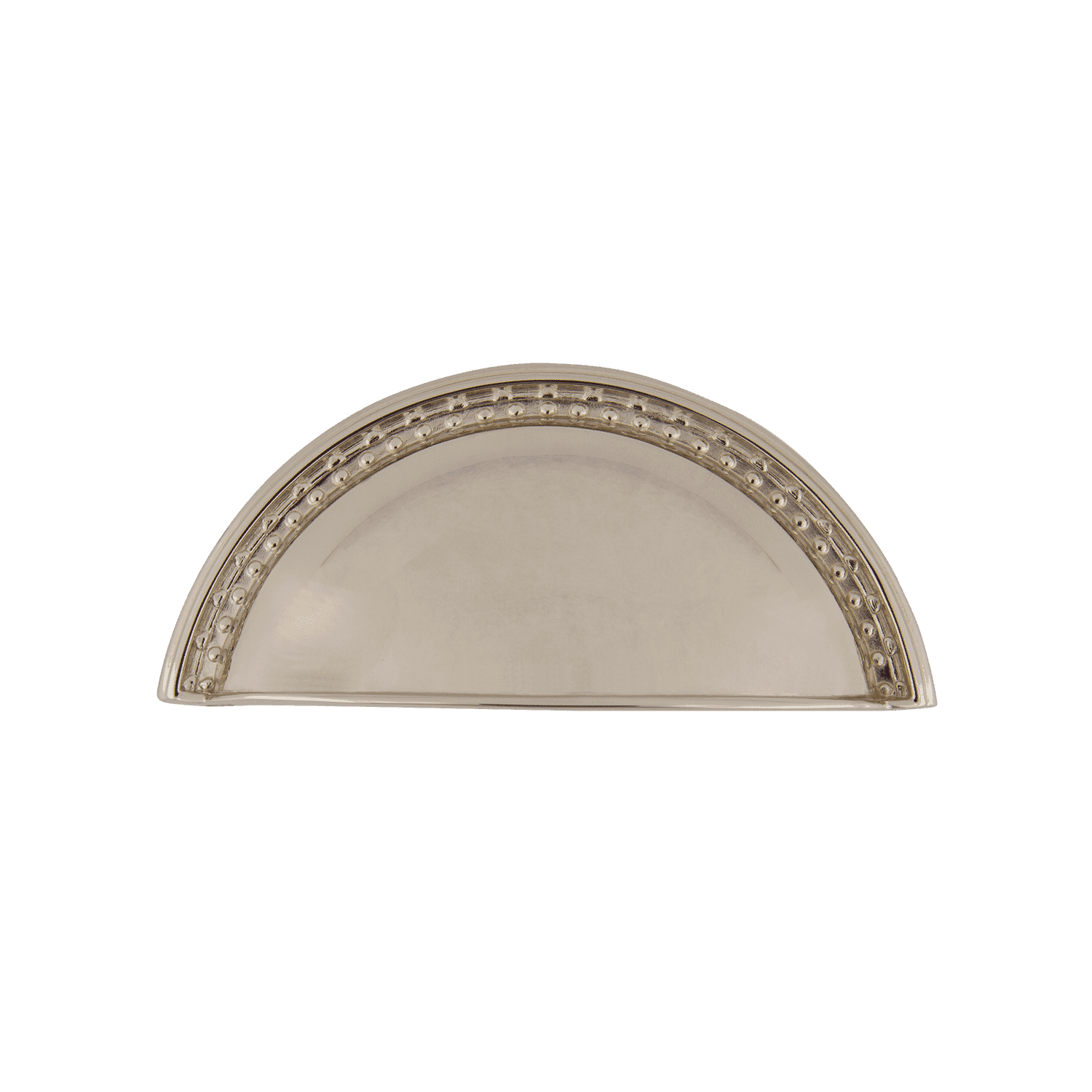 Polished Nickel Cup Pulls - Elegant Cabinet & Drawer Handles for Kitchen, Bathroom & Furniture - Perfect for Modern & Vintage Home Decor