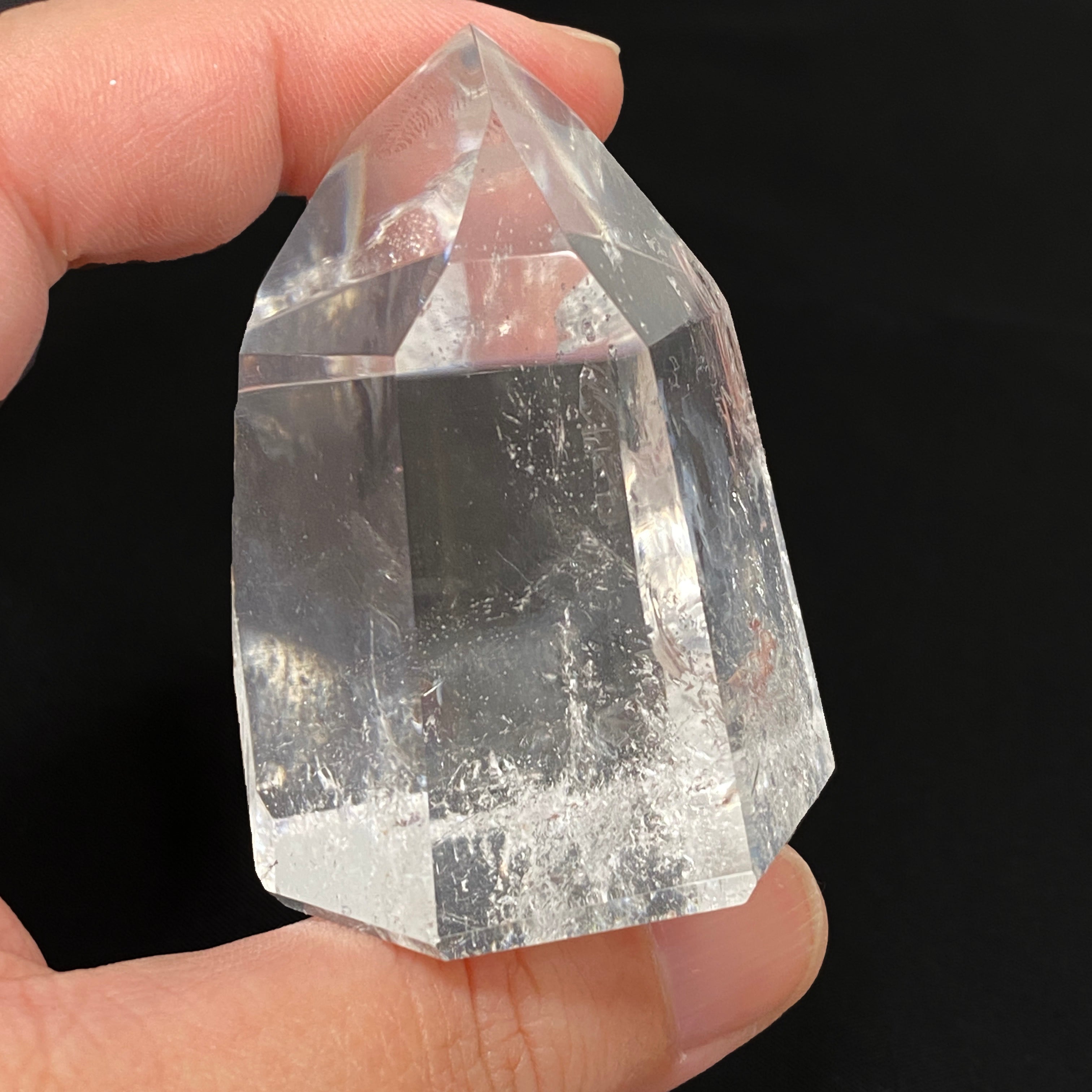 Lemurian Seed Crystal Polished Point - 118g 57x43mm LSQ 22 - Healing Stone for Meditation, Energy Work & Spiritual Growth