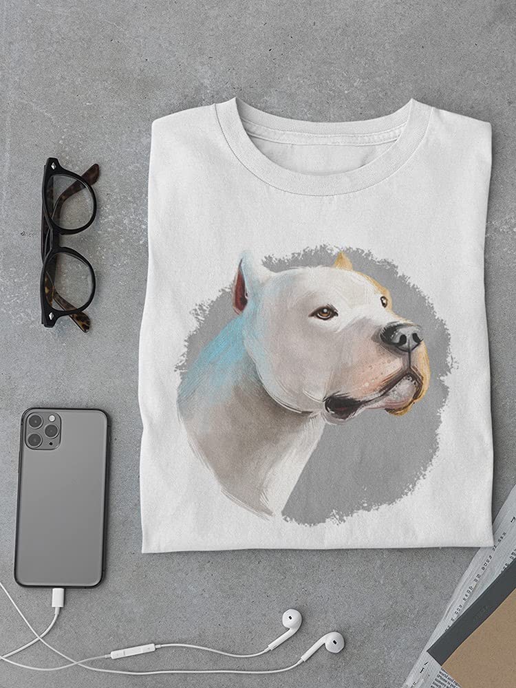 Smartprints Watercolor Brazilian Dogo Dog T-Shirt for Men - Comfortable Cotton Graphic Tee for Casual Wear, Dog Lovers, and Everyday Outfits