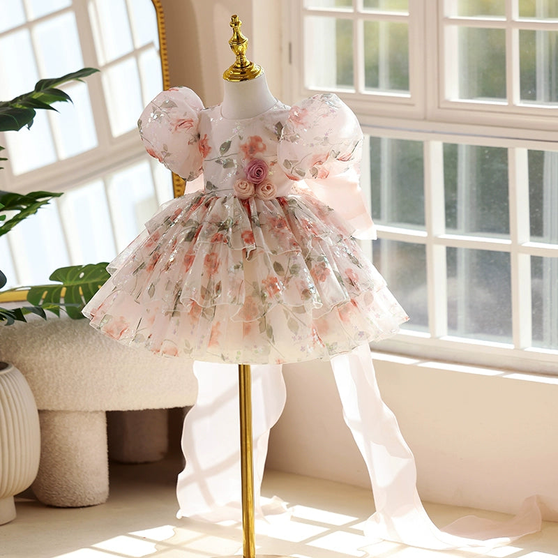 Girls Birthday Princess Dress - Elegant Pageant Gown for Special Occasions | Perfect for Birthday Parties, Pageants & Formal Events