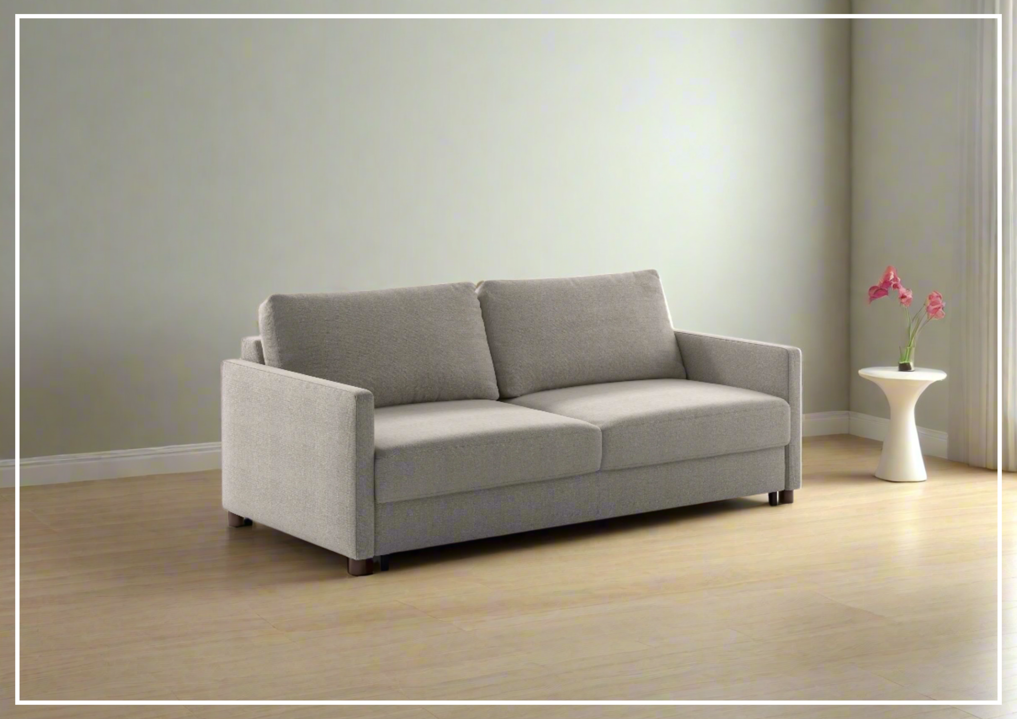 Luonto Polar King Fabric Sofa Sleeper with Level Function - Convertible Sectional Couch Bed for Small Spaces, Living Room, Guest Room & Apartment