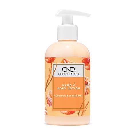 CND Scentsation Tangerine & Lemongrass Moisturizing Lotion 8.3 fl oz - Hydrating Body Cream for Dry Skin, Perfect for Daily Use & Spa Days