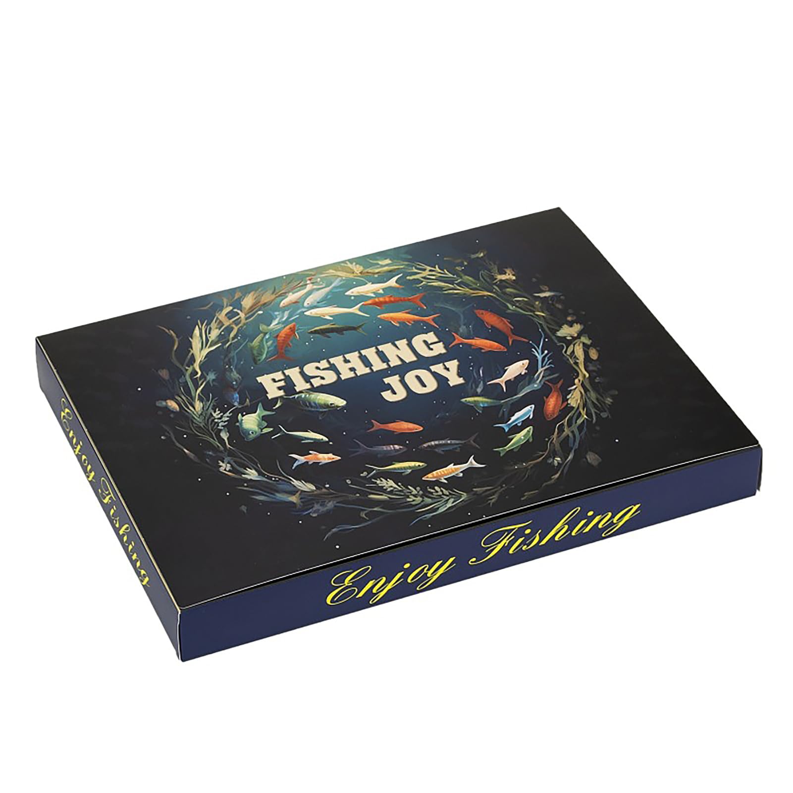 2024-2025 Christmas Fishing Advent Calendar - 36x26x5cm Fishing Lure Countdown Calendar Set for Anglers | Perfect Holiday Gift for Fishing Lovers & Christmas Decor