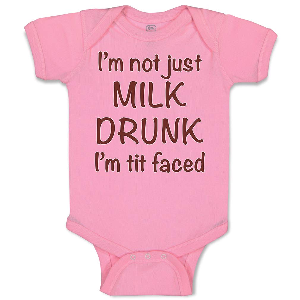 Custom Baby Bodysuit - Funny 'I'm Not Just Milk Drunk' Humor Onesie | Cute Infant Outfit for Newborns & Baby Showers