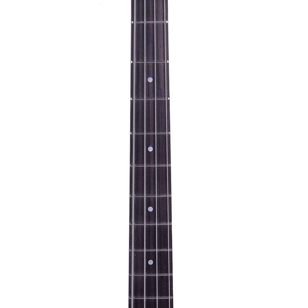 Premium IB Bass Guitar with Power Line & Wrench Tool - Stylish Electric Bass for Beginners & Professionals (Blue) | Perfect for Live Performances, Studio Recording & Music Practice