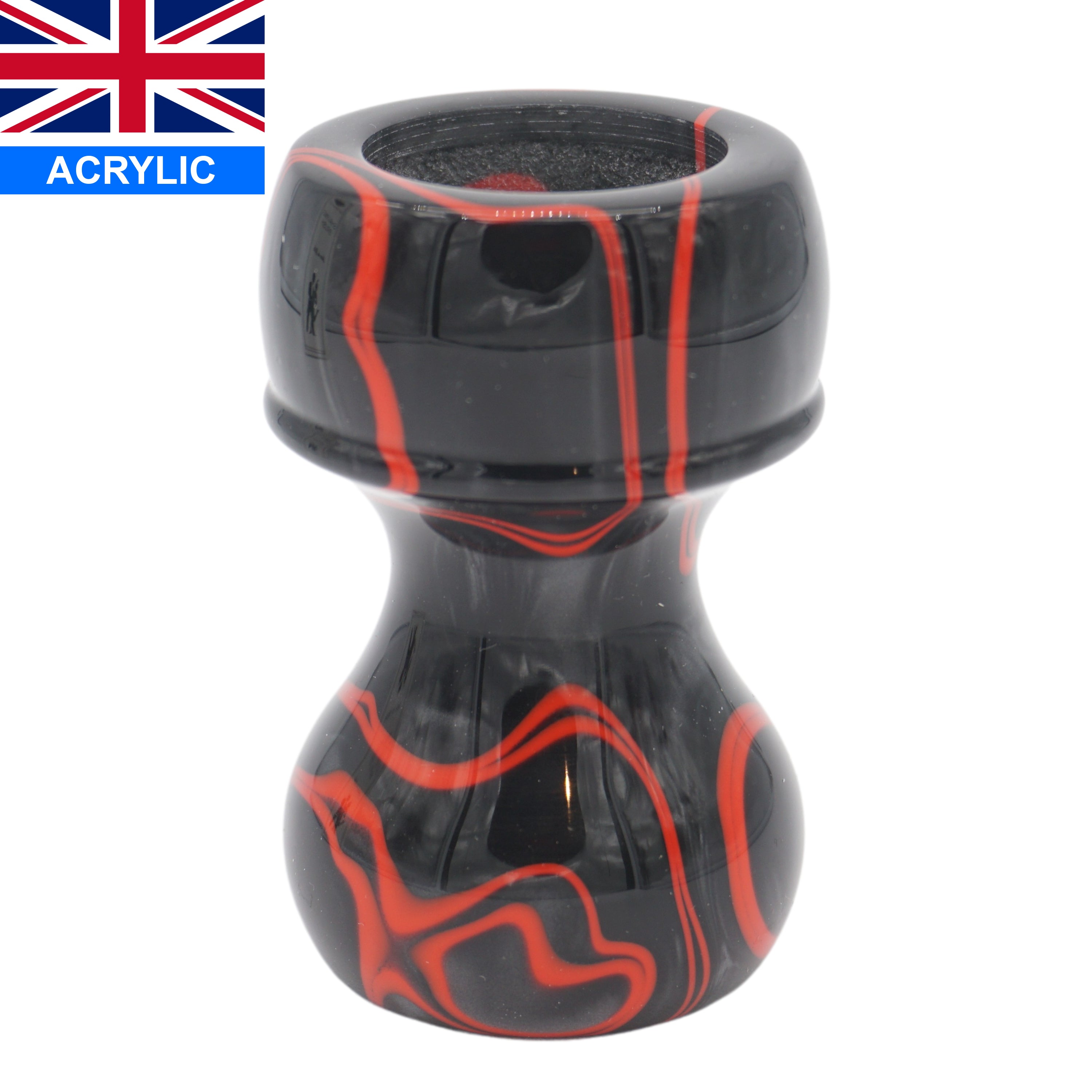 Premium Sith Handcrafted Shaving Brush Handle - Fits 24mm & 26mm Knots - Luxury Wet Shaving Accessory for Men's Grooming & Barber Shops - Perfect Gift for Father's Day & Christmas