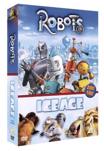 Robots & Ice Age DVD - Region 2 - Classic Animated Movies for Kids and Family Movie Night
