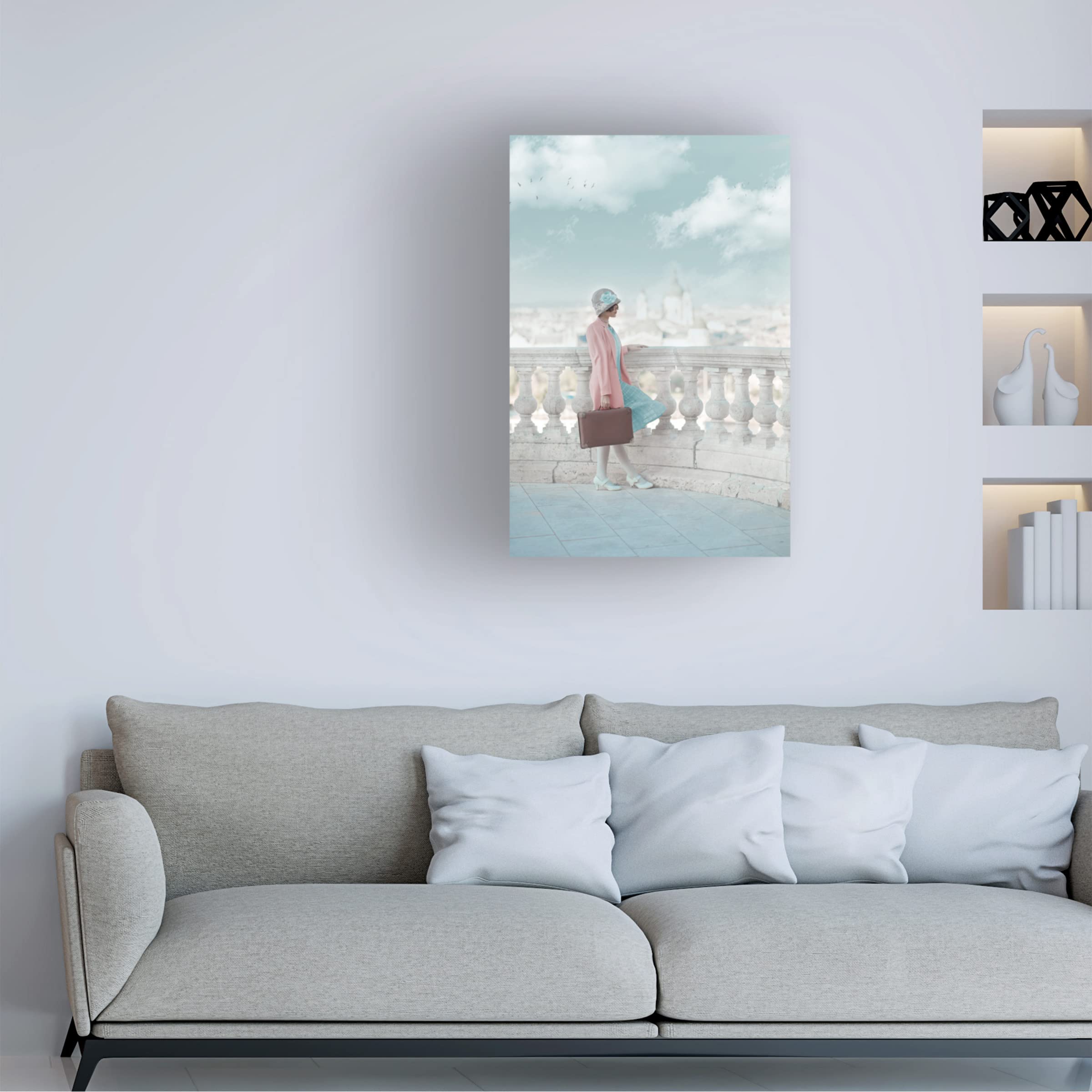 Trademark Fine Art 'Journey' Canvas Wall Art by Ildiko Neer - Modern Home Decor for Living Room, Bedroom & Office