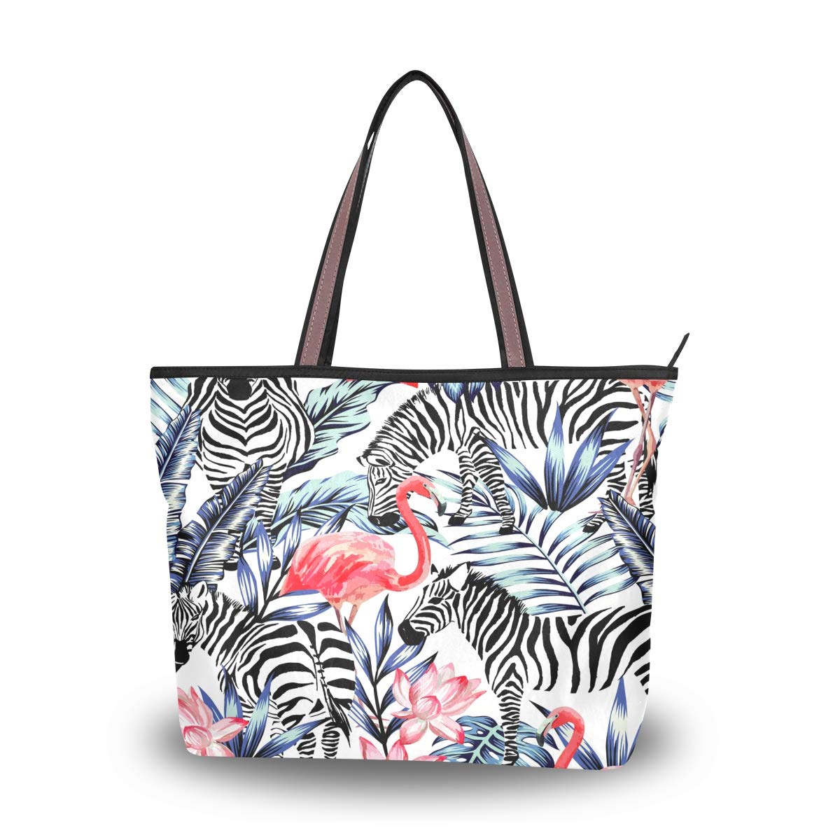 Stylish Large Women's Tote Bag with Top Handle & Shoulder Strap - Premium Horse Leather Ladies Handbag for Work, Travel & Everyday Use