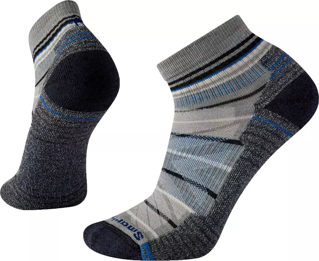 Hiking Light Cushion Ankle Socks - Breathable & Comfortable Walking Socks for Men & Women - Lunar Grey - Perfect for Outdoor Activities, Running & Travel