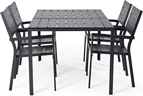 AECOJOY 7-Piece Outdoor Dining Set - 60
