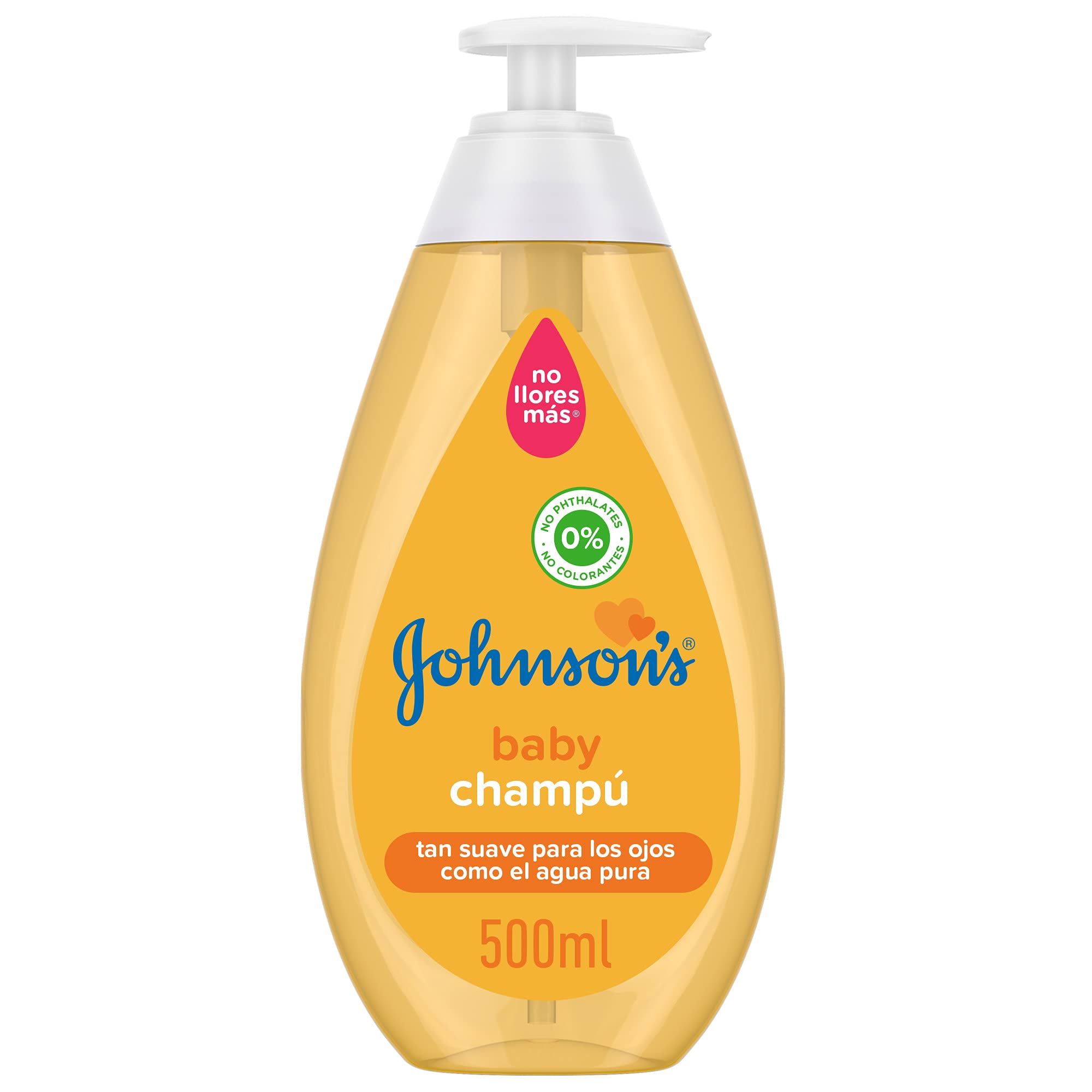 Johnson's Baby Shampoo 500ml - Gentle Wash for Newborns & Kids