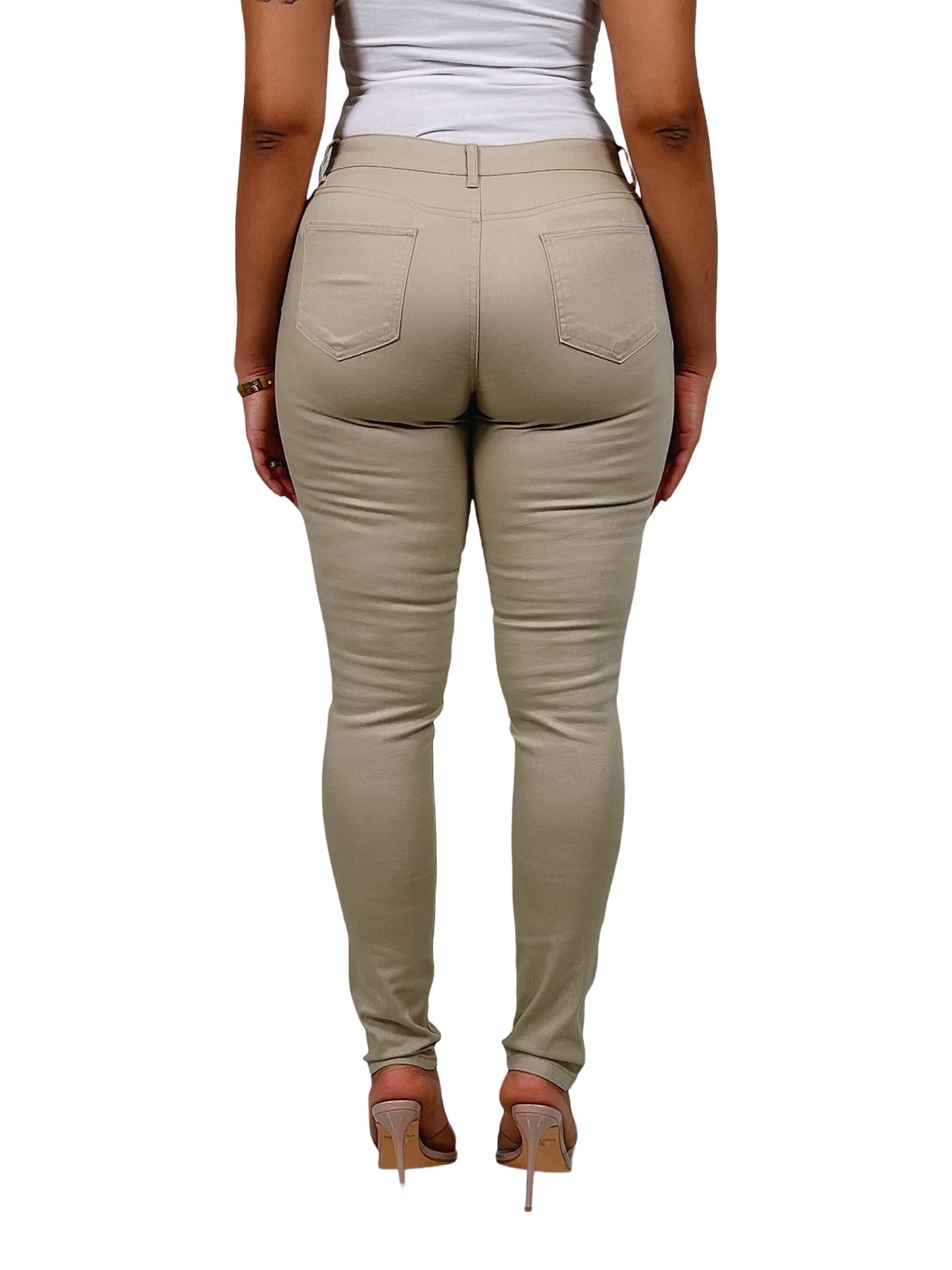 Access Junior Uniform Pants for Women - 5-Pocket Skinny Fit Stretch Pants with Cotton Spandex Blend | Durable Work & School Uniforms | Perfect for Nurses, Waitresses & Students