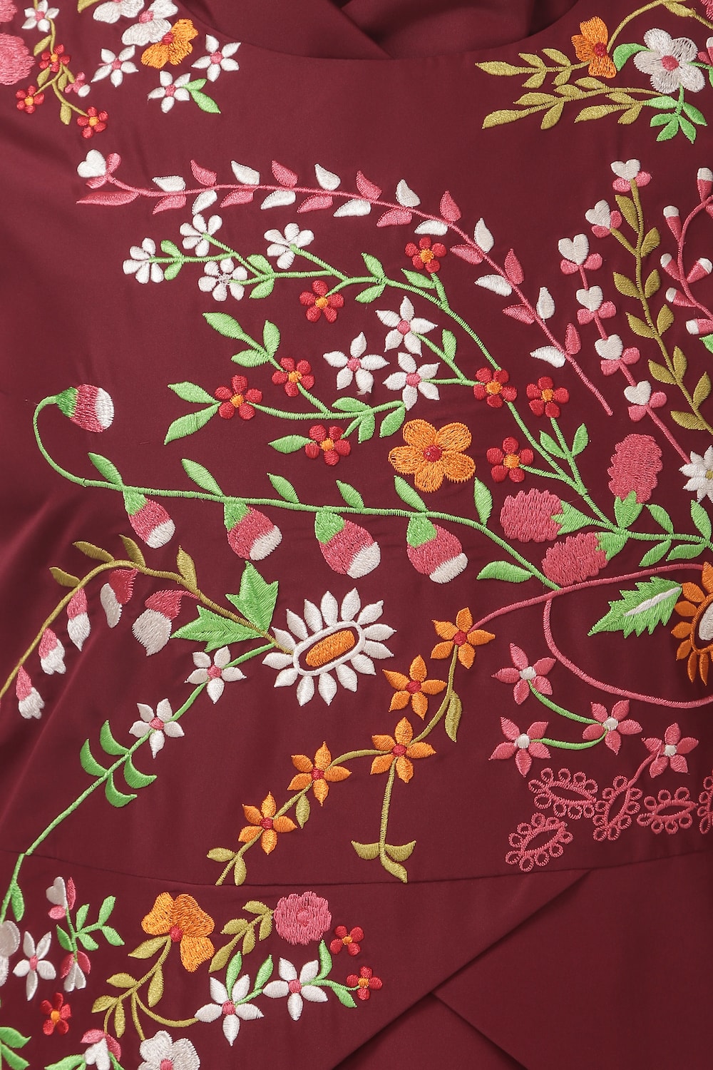 Elegant Floral Print Asymmetric Hem Semi-Circular Abaya Dress for Women - Perfect for Eid, Ramadan, and Special Occasions