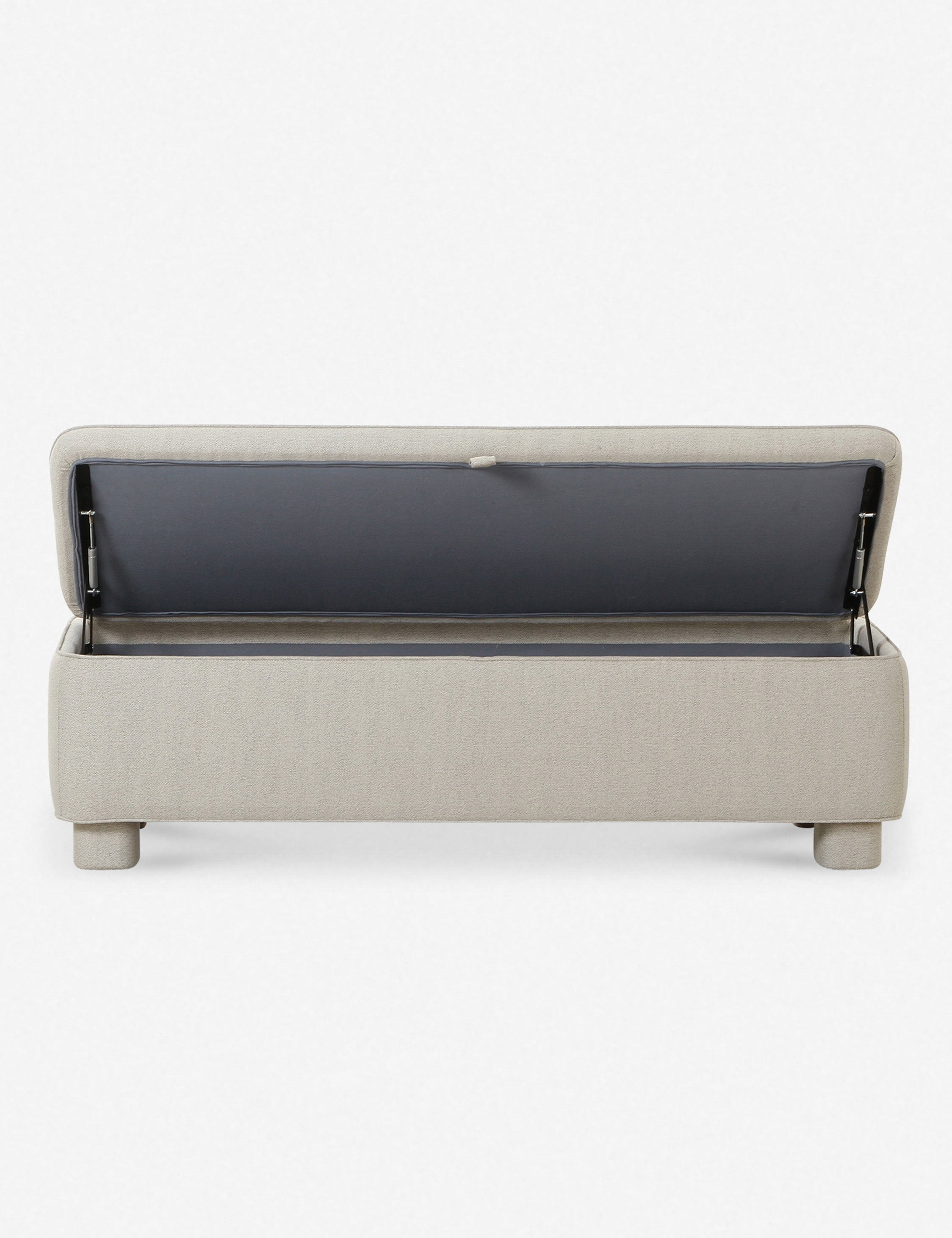 Asner Storage Bench with Cushion - 48 Inch Wooden Entryway Bench with Lift Top & Hidden Storage Compartment - Perfect for Entryway, Living Room, Bedroom & Mudroom Organization
