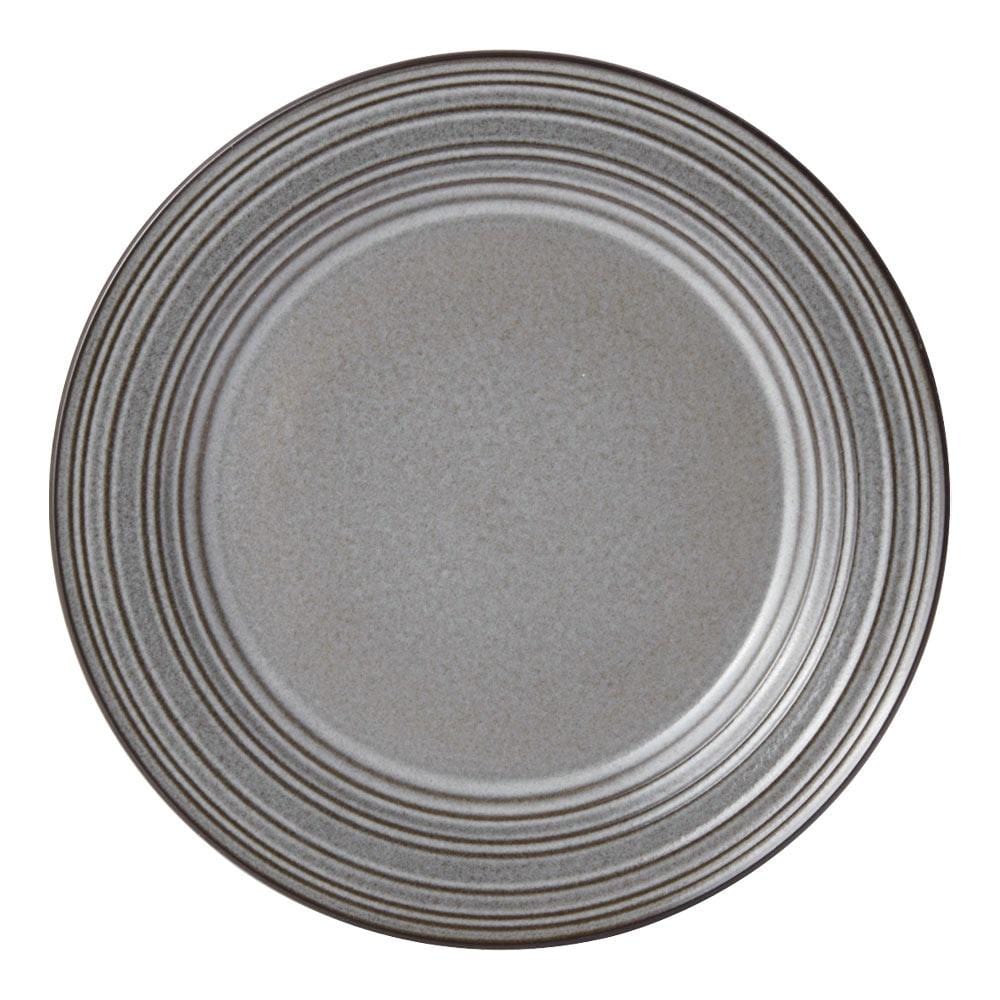 Swirl Speckle Graphite 16-Piece Dinnerware Set - Service for 4 - Elegant Stoneware Plates, Bowls & Mugs - Perfect for Family Dinners, Entertaining Guests & Restaurant-Style Dining