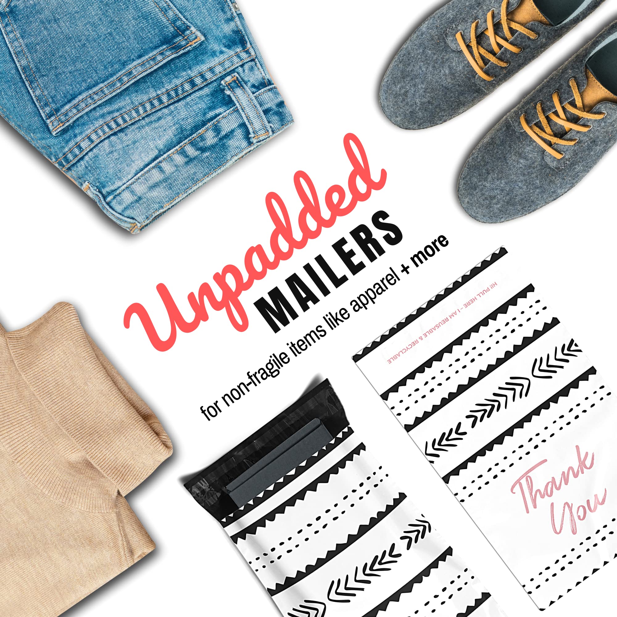 10x13 Poly Mailers 100 Pack - Self-Sealing Waterproof Shipping Envelopes for Small Business | Durable Cheetah & Floral Thank You Packaging | Ecommerce Sample Variety Pack | Perfect for Online Stores, Subscription Boxes & Gift Packaging