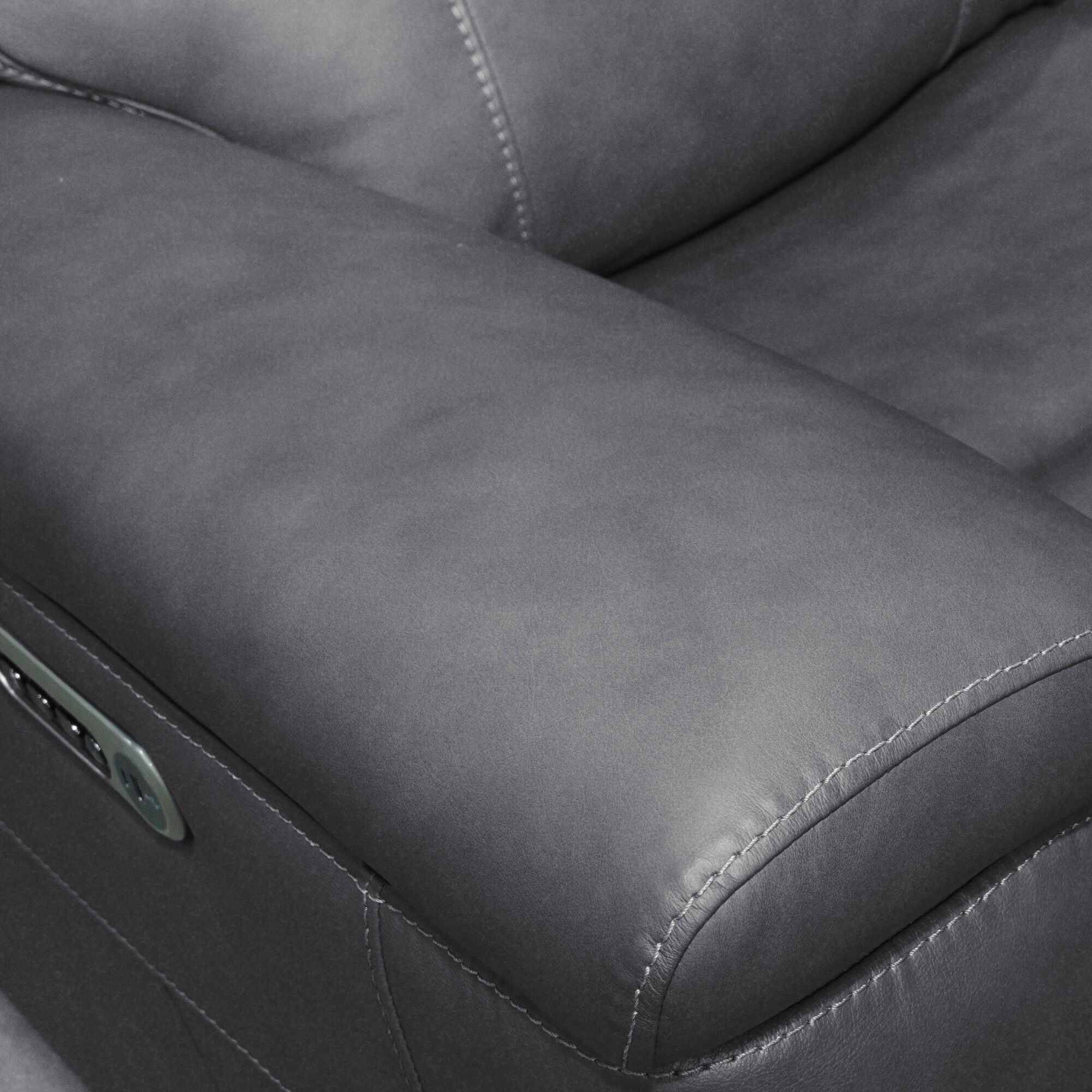 Amelia Power Recliner Chair with Adjustable Headrest & Lumbar Support - Electric Massage Reclining Sofa for Living Room, Home Theater & Office Comfort