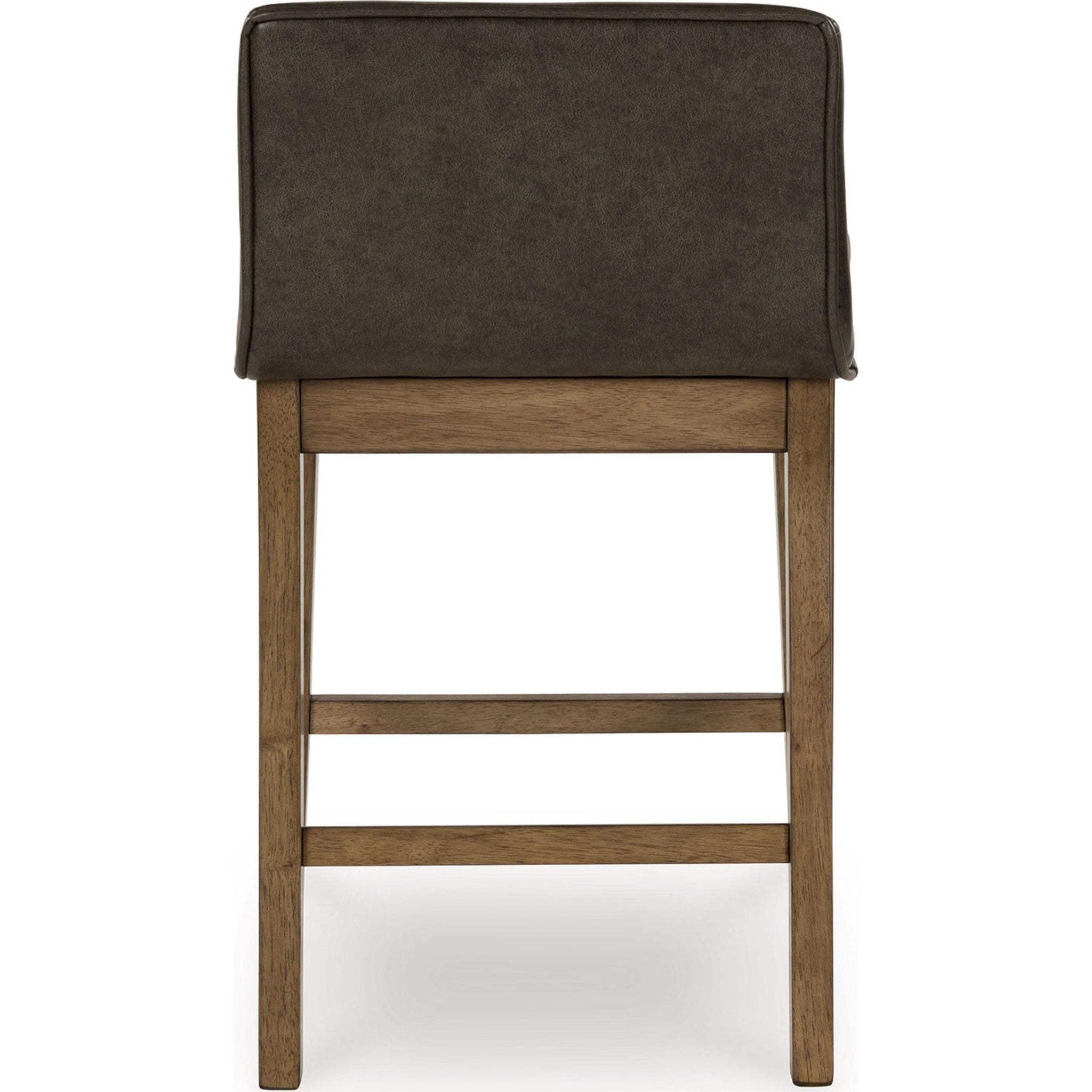 Cabalynn Counter Height Stool - Two-Tone Brown Bar Stool with Backrest (D974 124) - Perfect for Kitchen Islands, Breakfast Bars & Home Decor