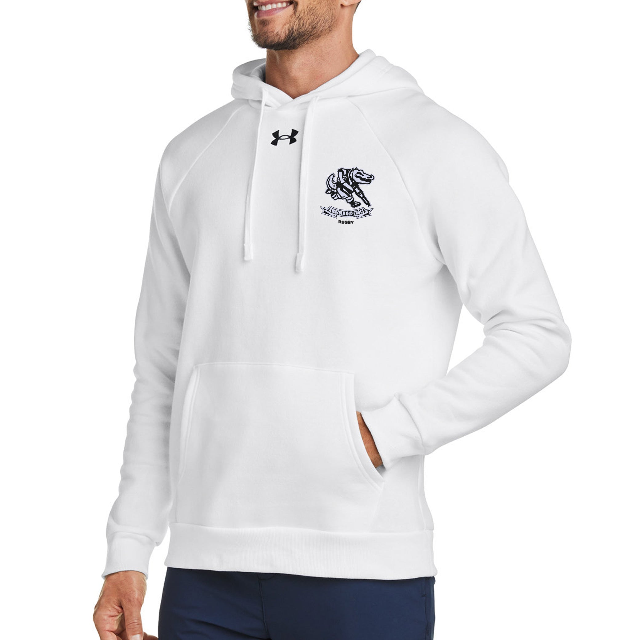 KwaZulu Old Crocs UA Rival Fleece Hoodie - Warm & Comfortable Pullover for Men & Women | Perfect for Outdoor Activities, Casual Wear & Cold Weather