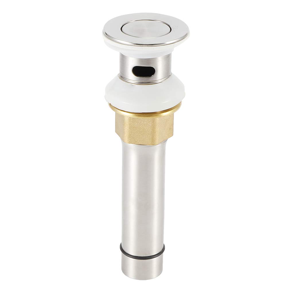 YUYTE Durable 304 Stainless Steel Bathroom Drain with Silicone Gasket - Corrosion-Resistant Large Appliance Water Drainer (Type B Flap Hole, Model LQ-5391) - Perfect for Showers, Bathtubs & Utility Sinks