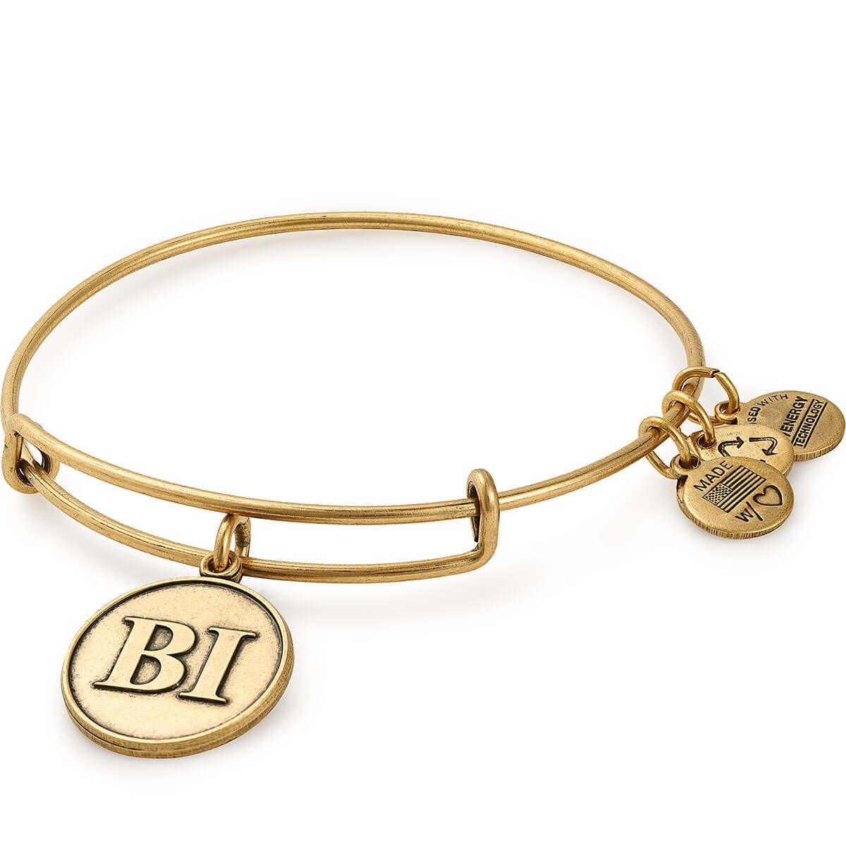 Block Island Initials Charm Bracelet - Personalized Name Bracelet for Women, Custom Engraved Jewelry Gift for Her - Perfect for Birthdays, Anniversaries & Everyday Wear