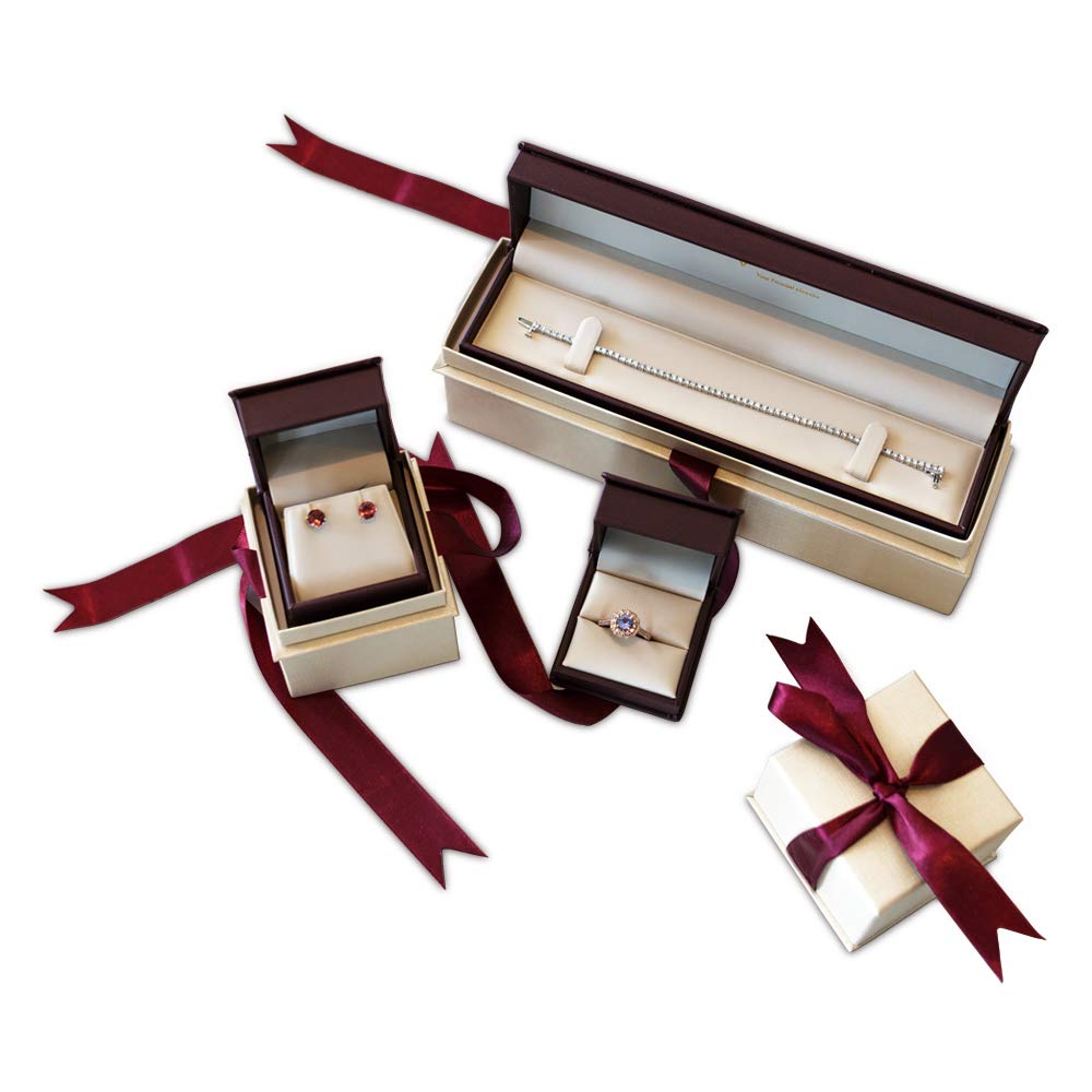 14K White Gold Red Garnet & Natural Diamond Inside-Out Hoop Earrings 0.80 ctw - Perfect for Weddings, Parties & Special Occasions