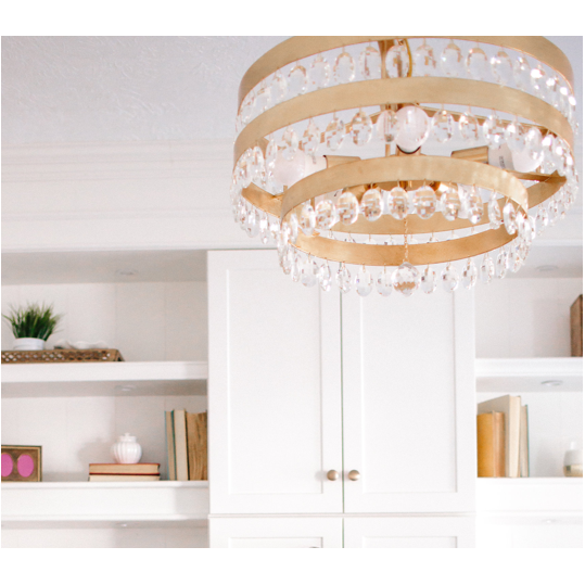 Sarahi Chandelier - Elegant Crystal Ceiling Light Fixture for Dining Room, Living Room & Bedroom | Modern Home Decor Lighting for Weddings & Interior Design